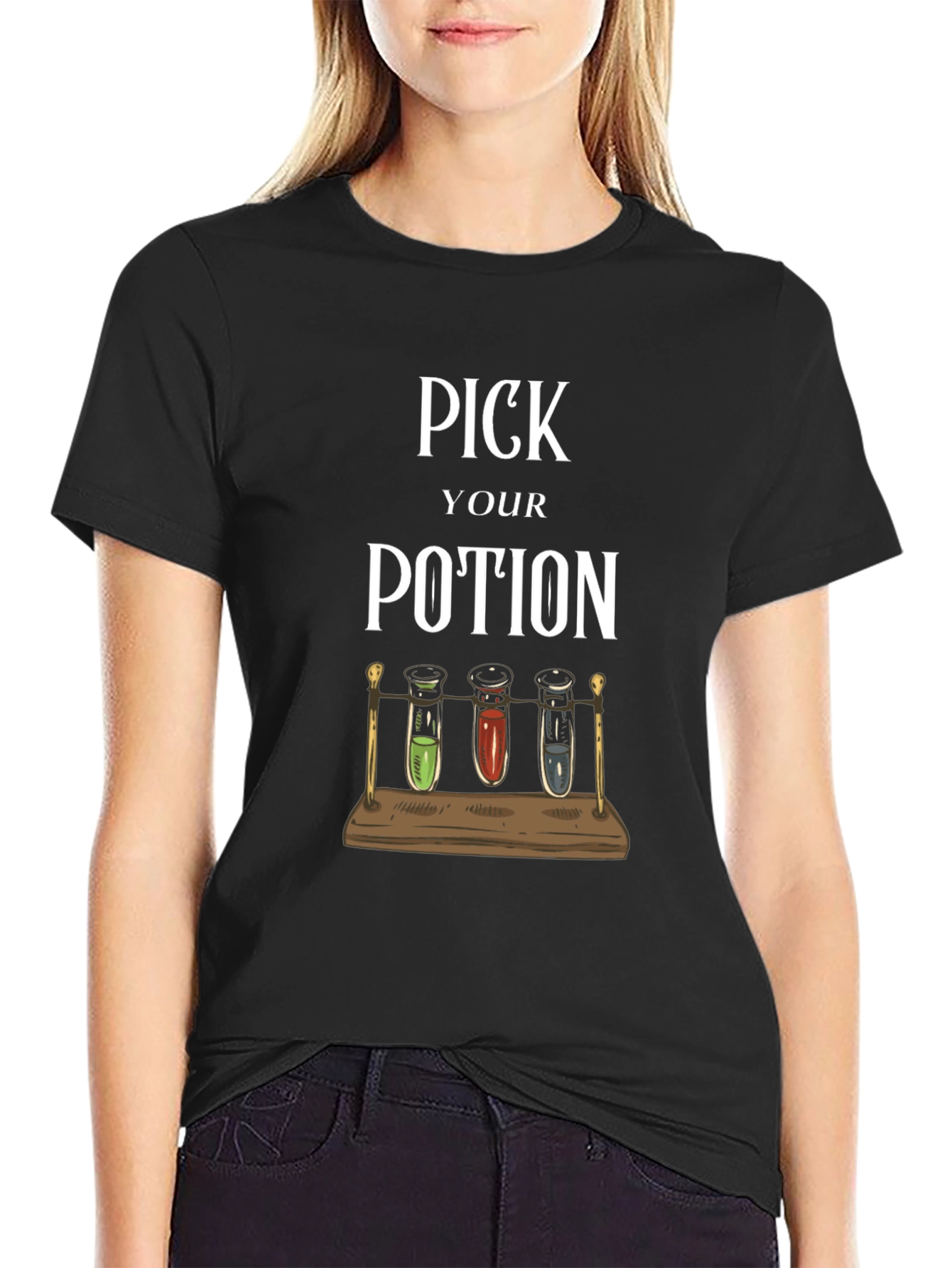 Pick Your Potion T-Shirt - Wizardry Fun!