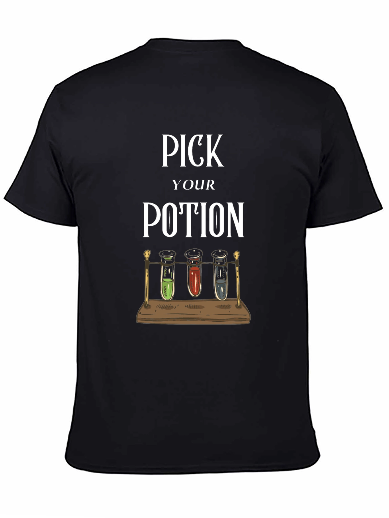 Pick Your Potion T-Shirt - Wizardry Fun!