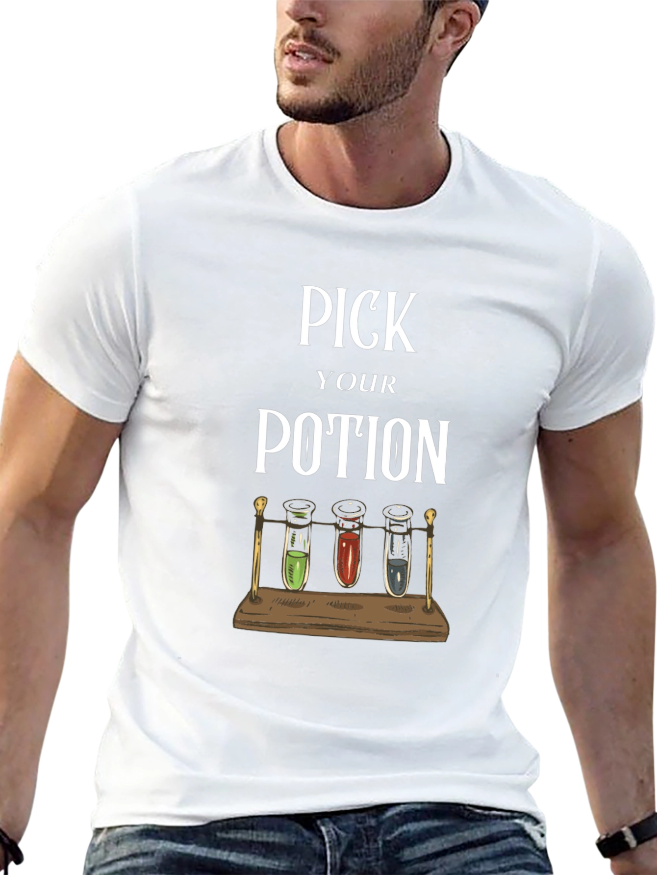 Pick Your Potion T-Shirt - Wizardry Fun!