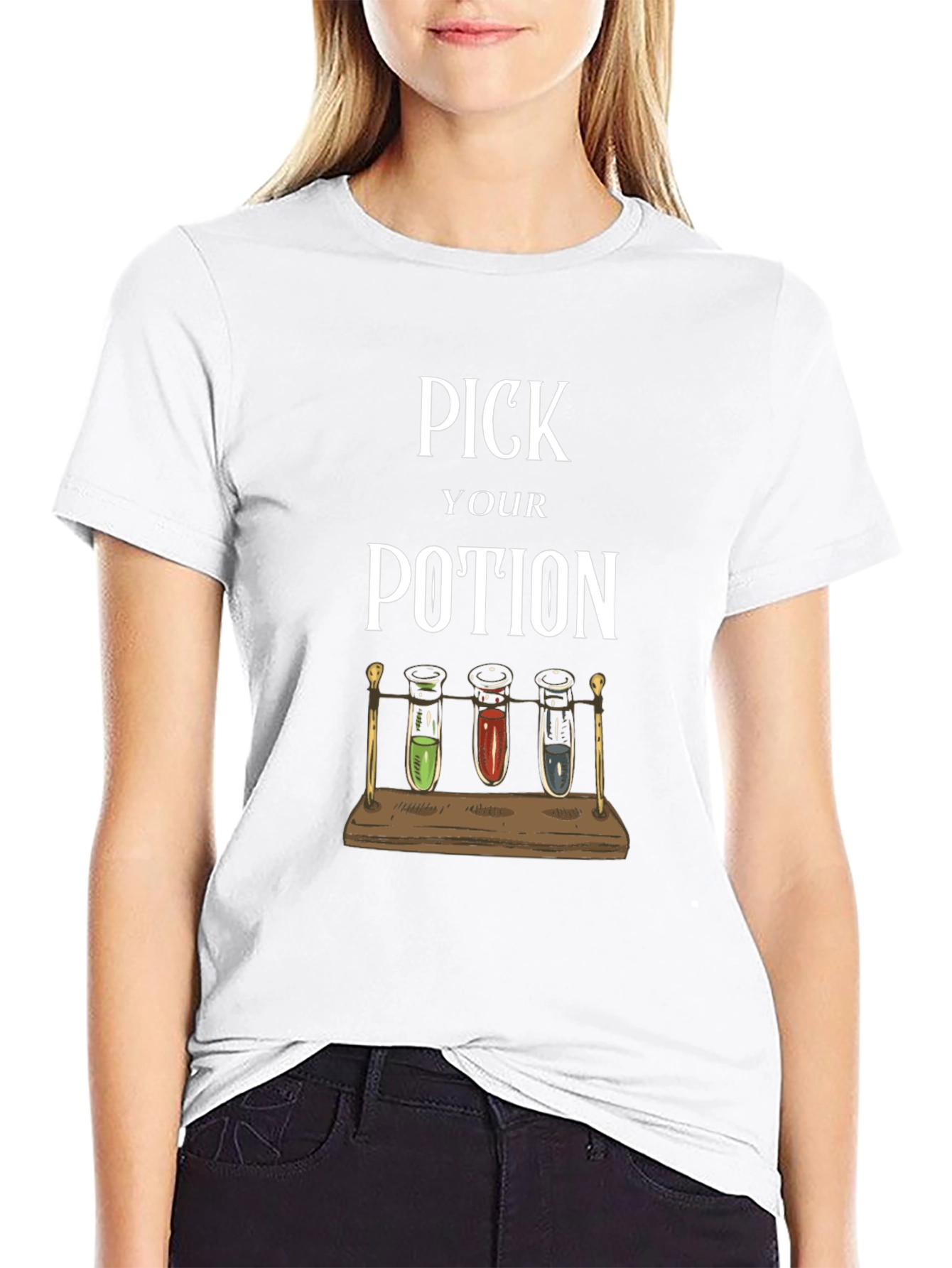 Pick Your Potion T-Shirt - Wizardry Fun!
