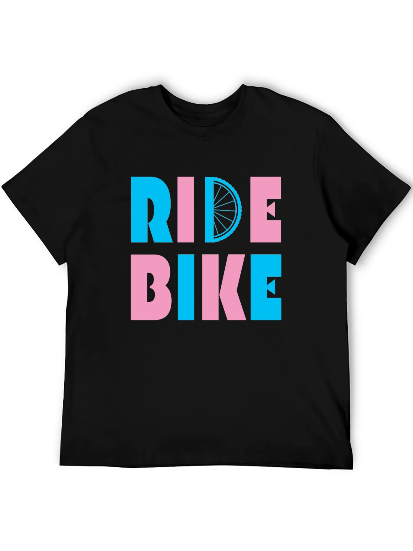 Ride Bike Graphic Tee - Fun Cycling Shirt