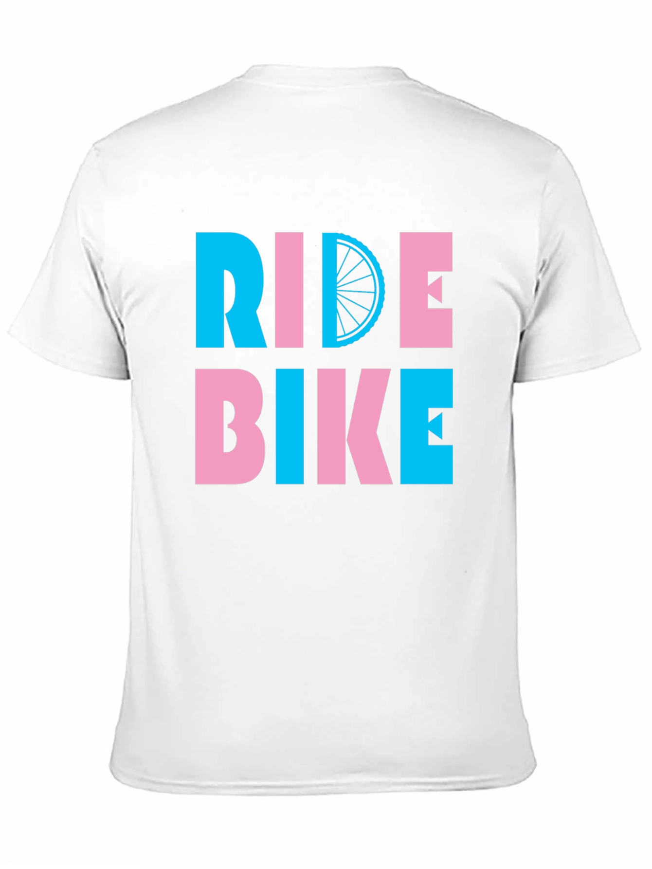 Ride Bike Graphic Tee - Fun Cycling Shirt