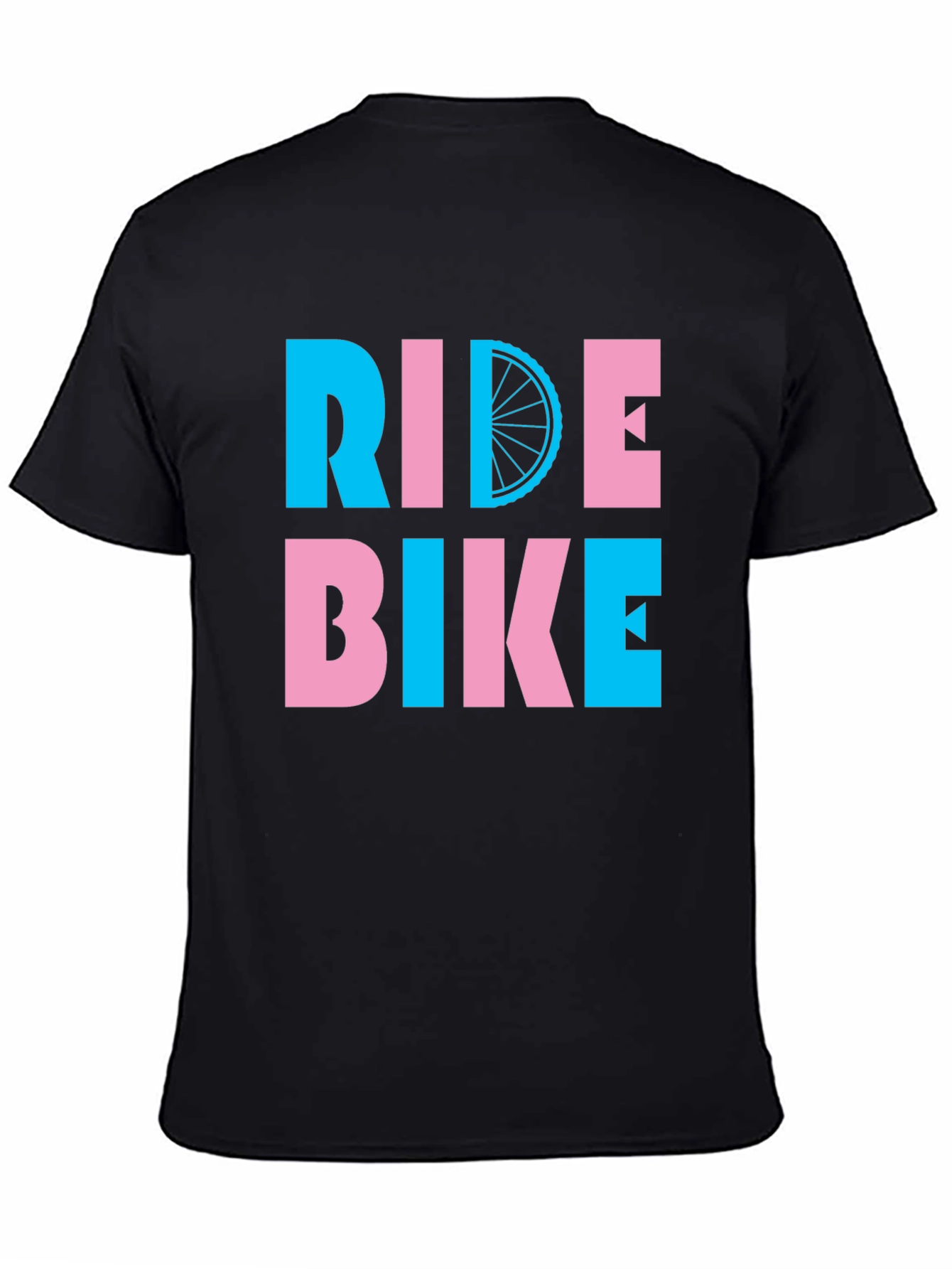 Ride Bike Graphic Tee - Fun Cycling Shirt