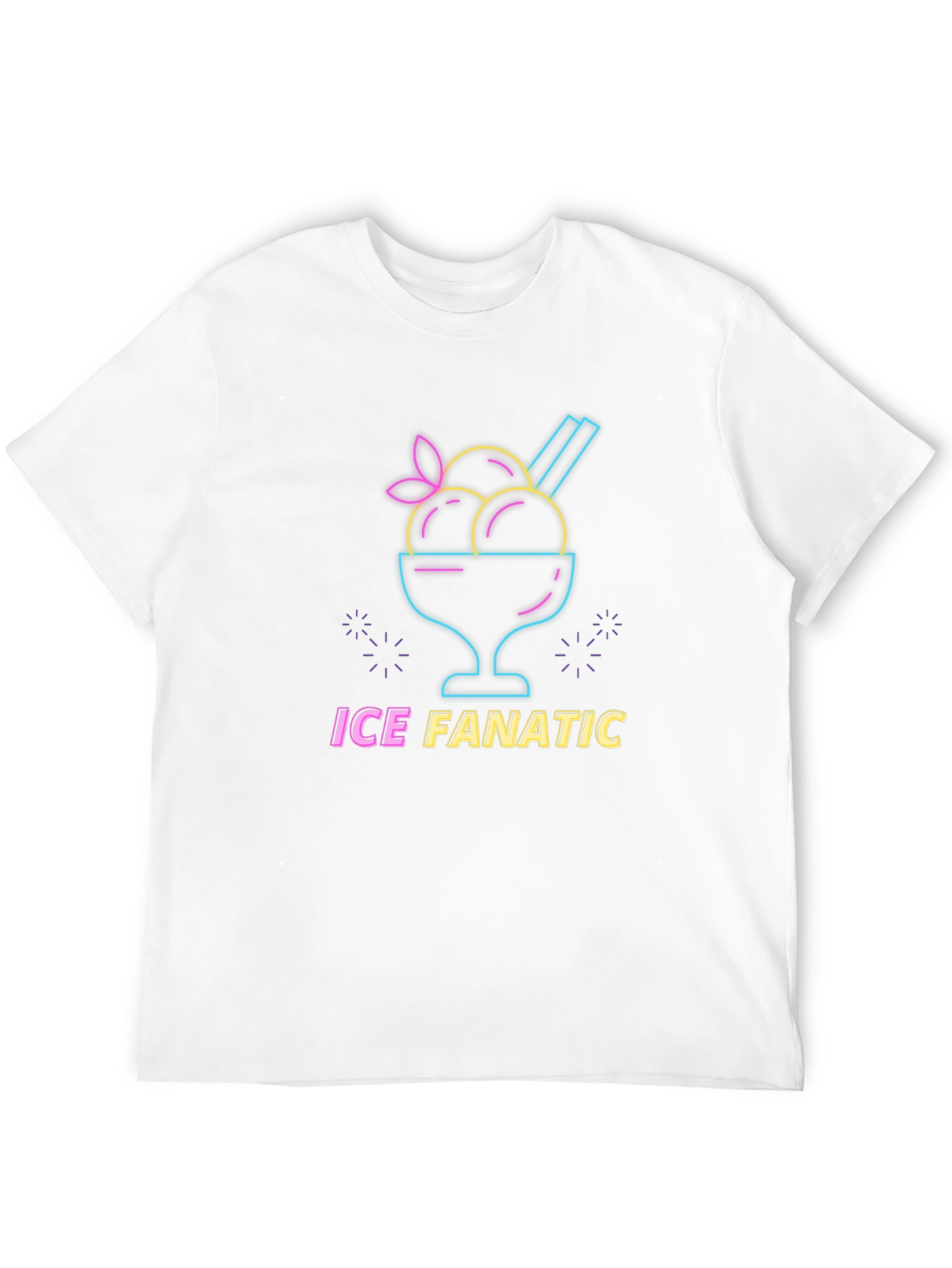 Ice Fanatic Graphic Tee - Black