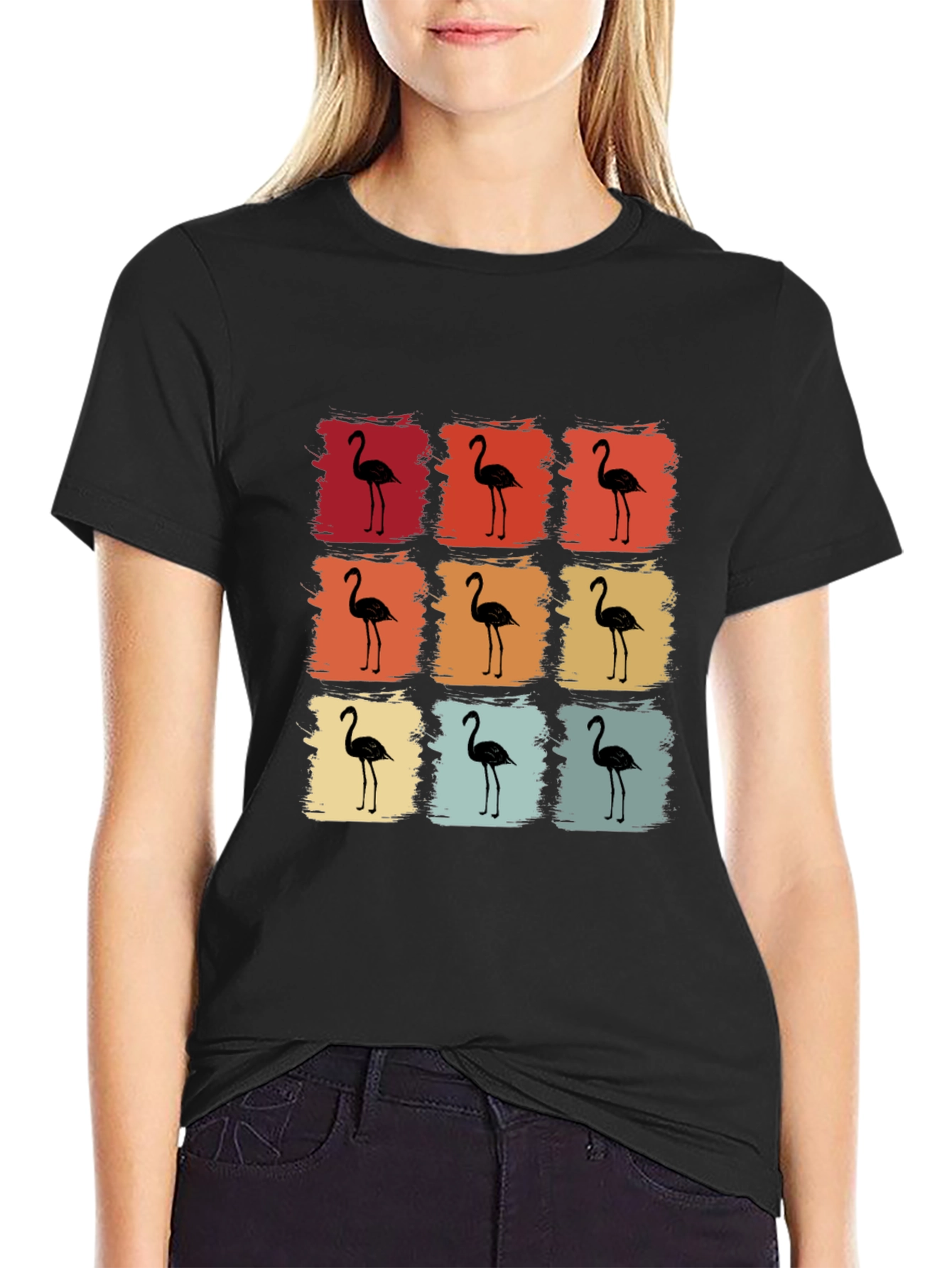 Retro Flamingo Graphic Tee