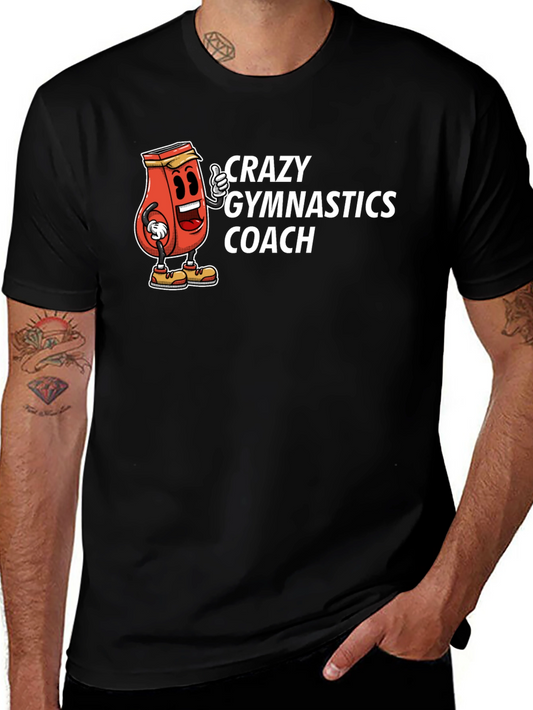 Crazy Gymnastics Coach Graphic Tee