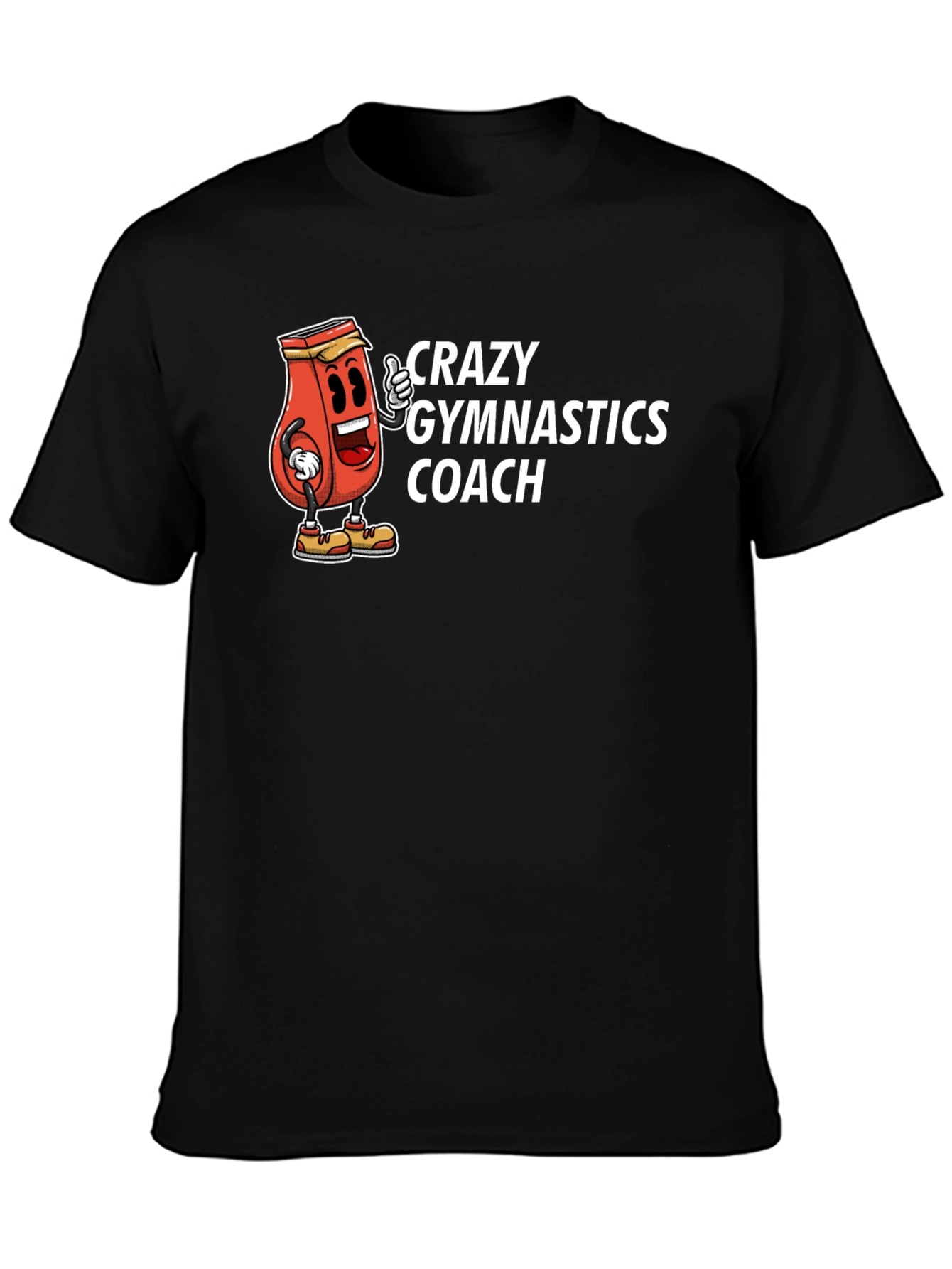 Crazy Gymnastics Coach Graphic Tee
