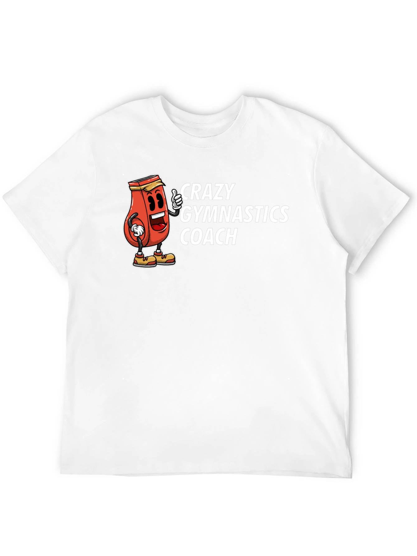 Crazy Gymnastics Coach Graphic Tee