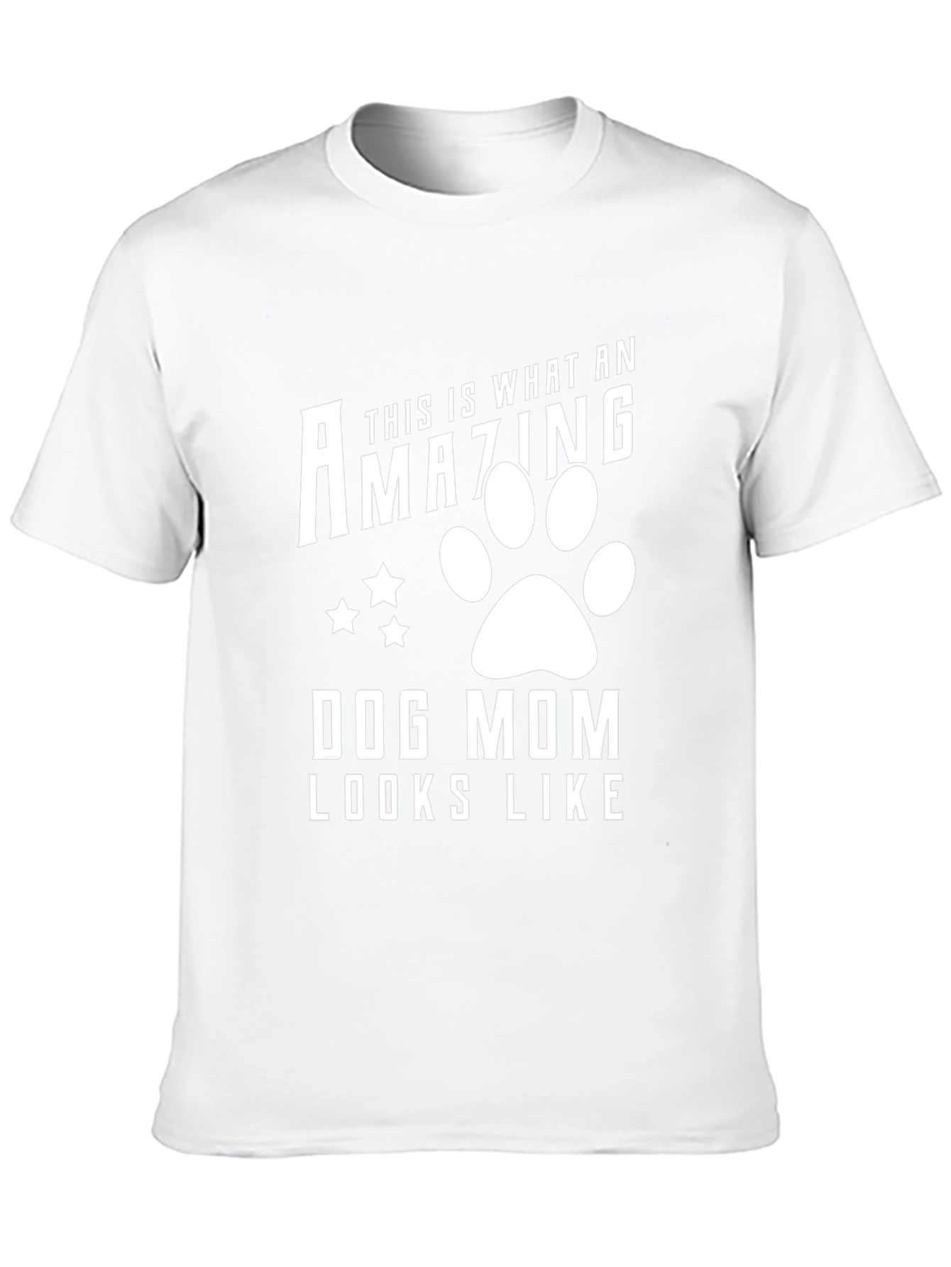 Amazing Dog Mom Graphic Tee - Unisex Black T-Shirt