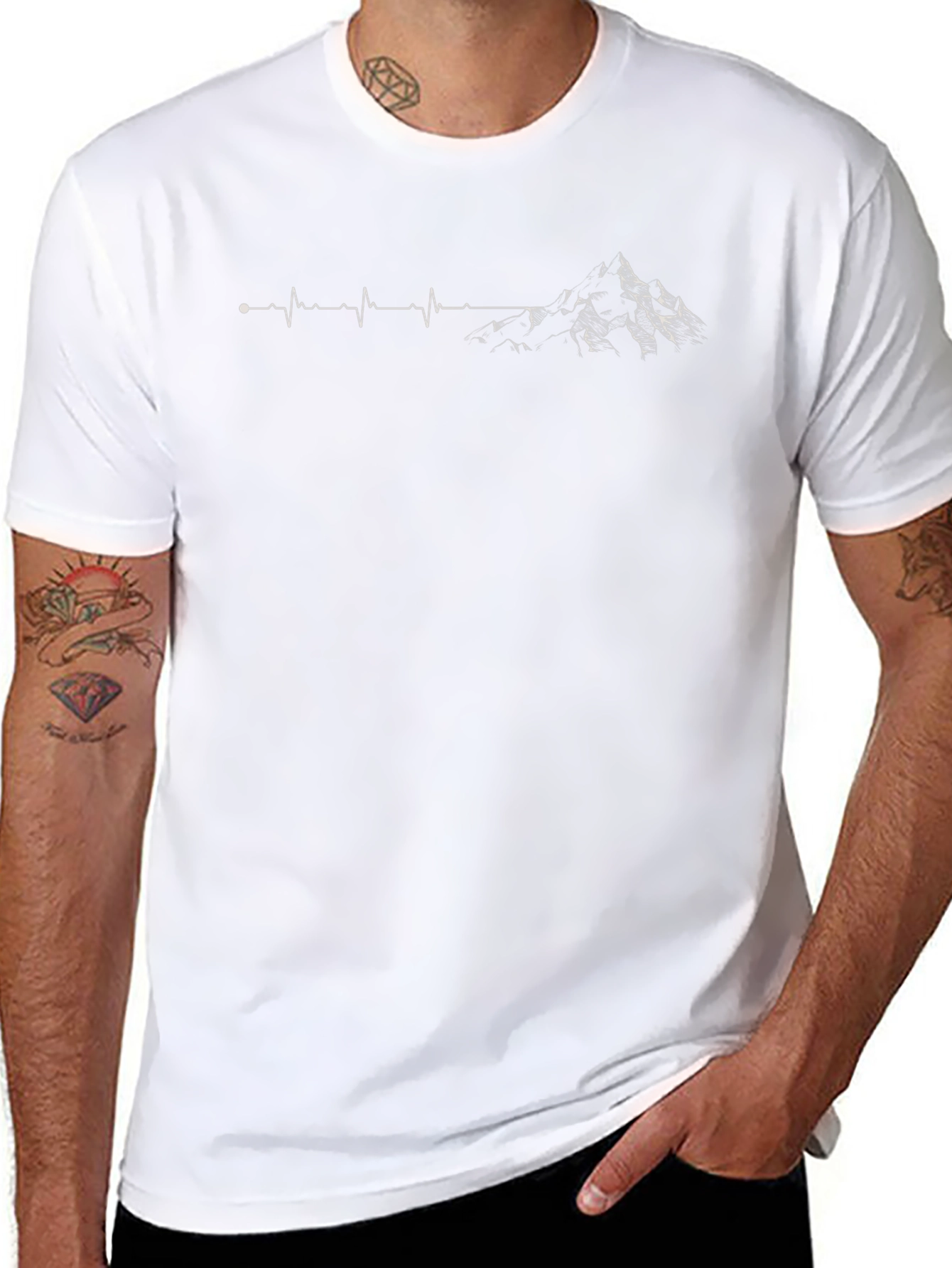 Mountain Heartbeat Graphic Tee