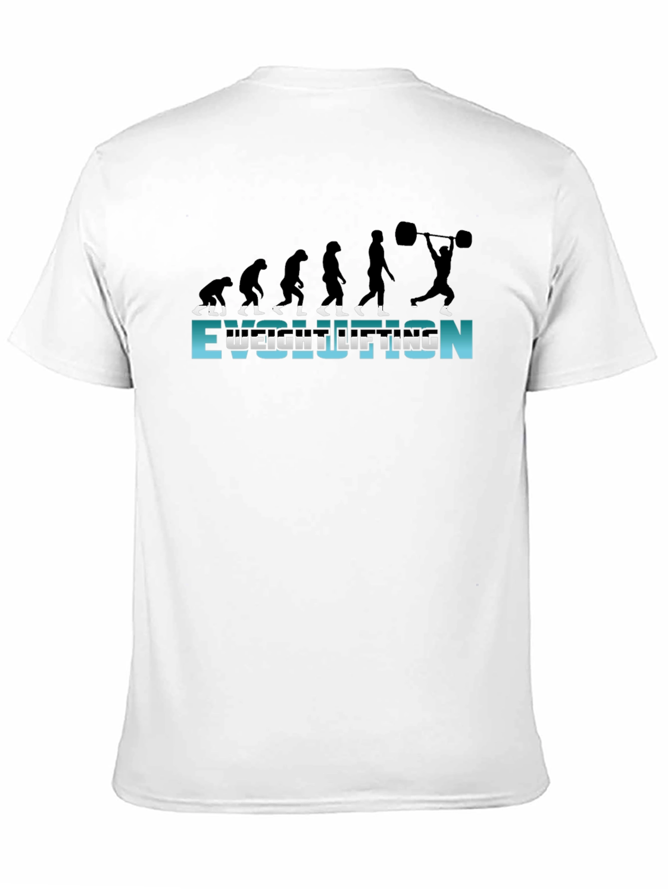 Weightlifting Evolution Graphic T-Shirt - Black