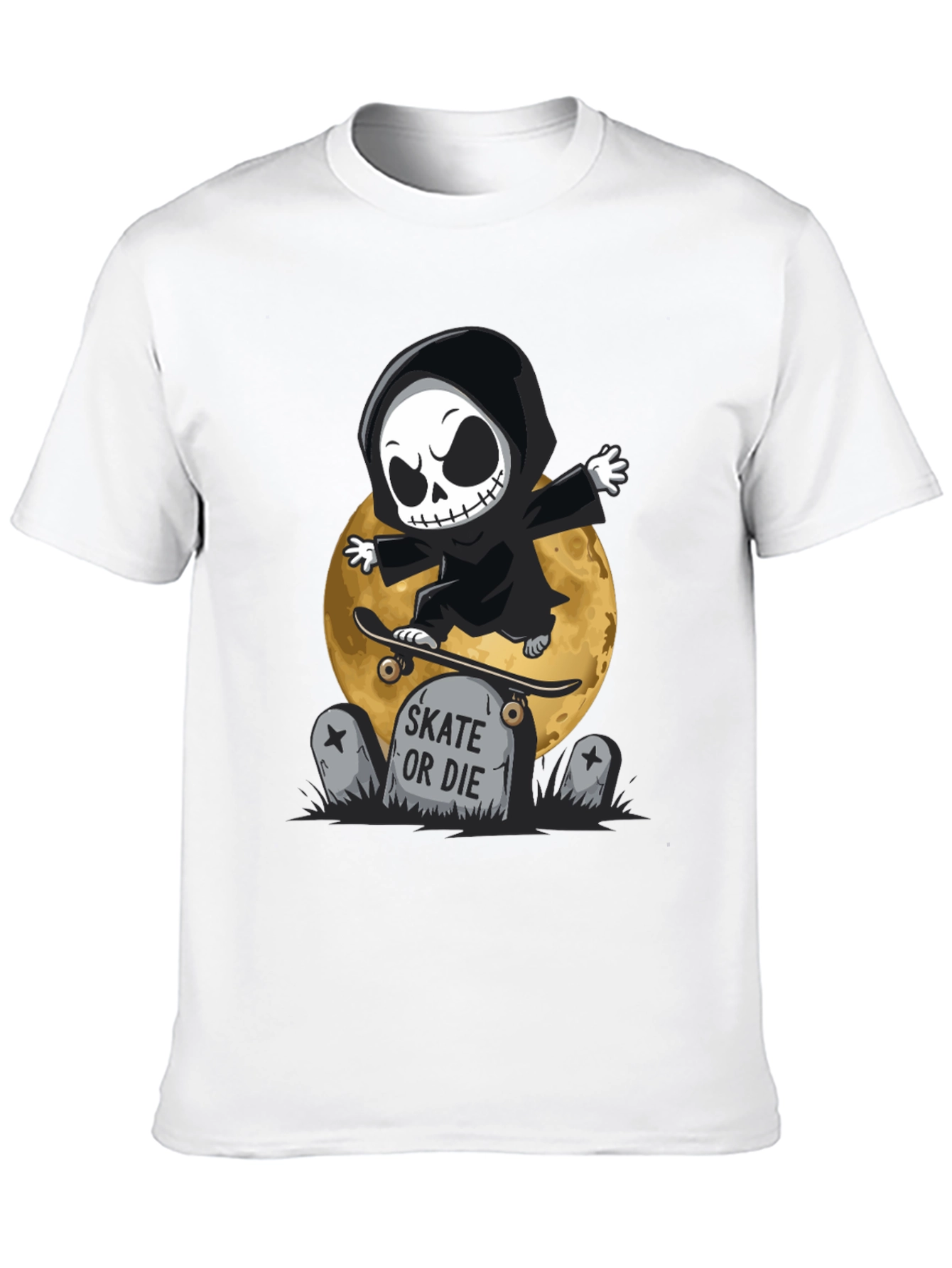 Skate or Die Grim Reaper T-Shirt