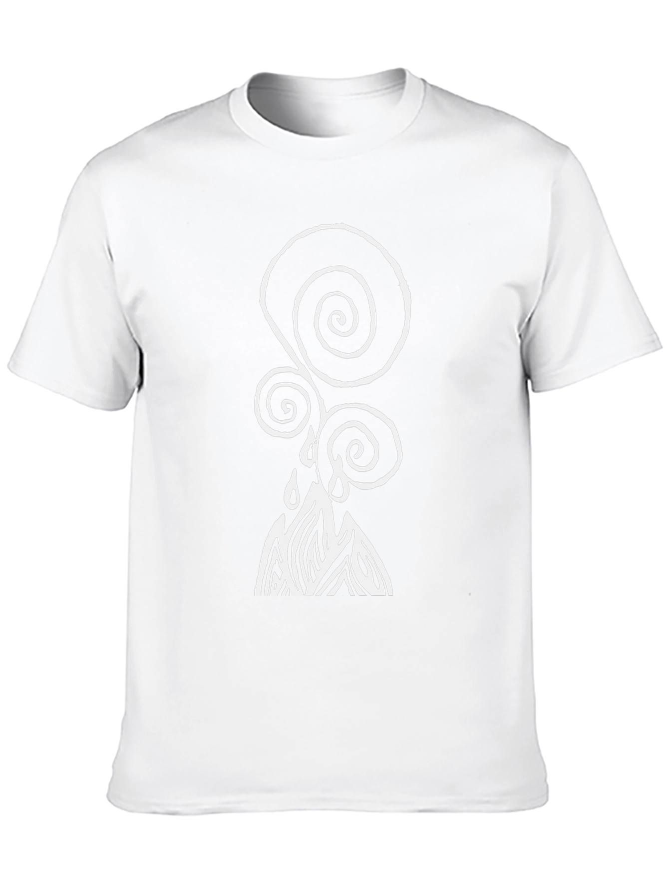 Unique Graphic Print Black T-Shirt
