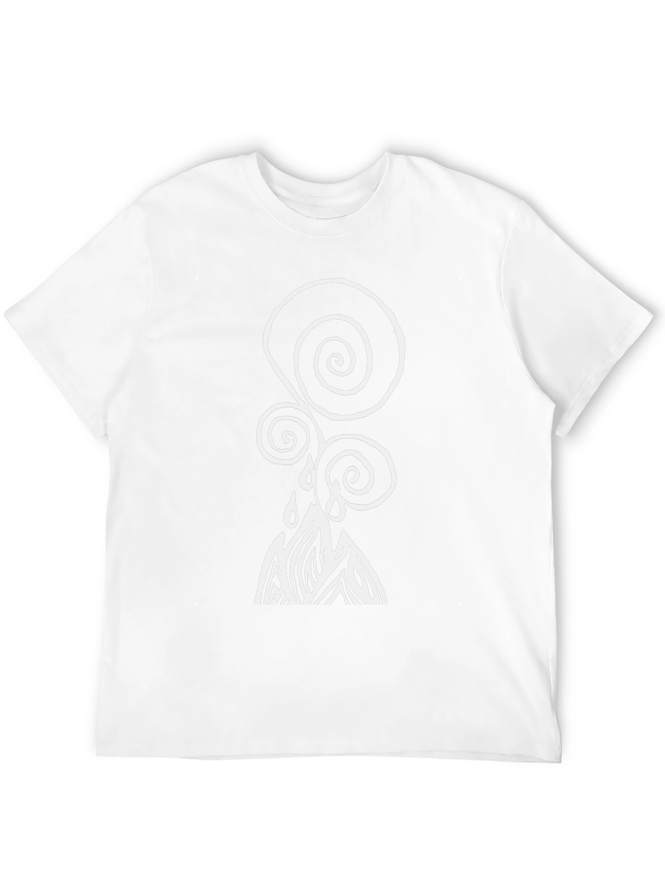 Unique Graphic Print Black T-Shirt