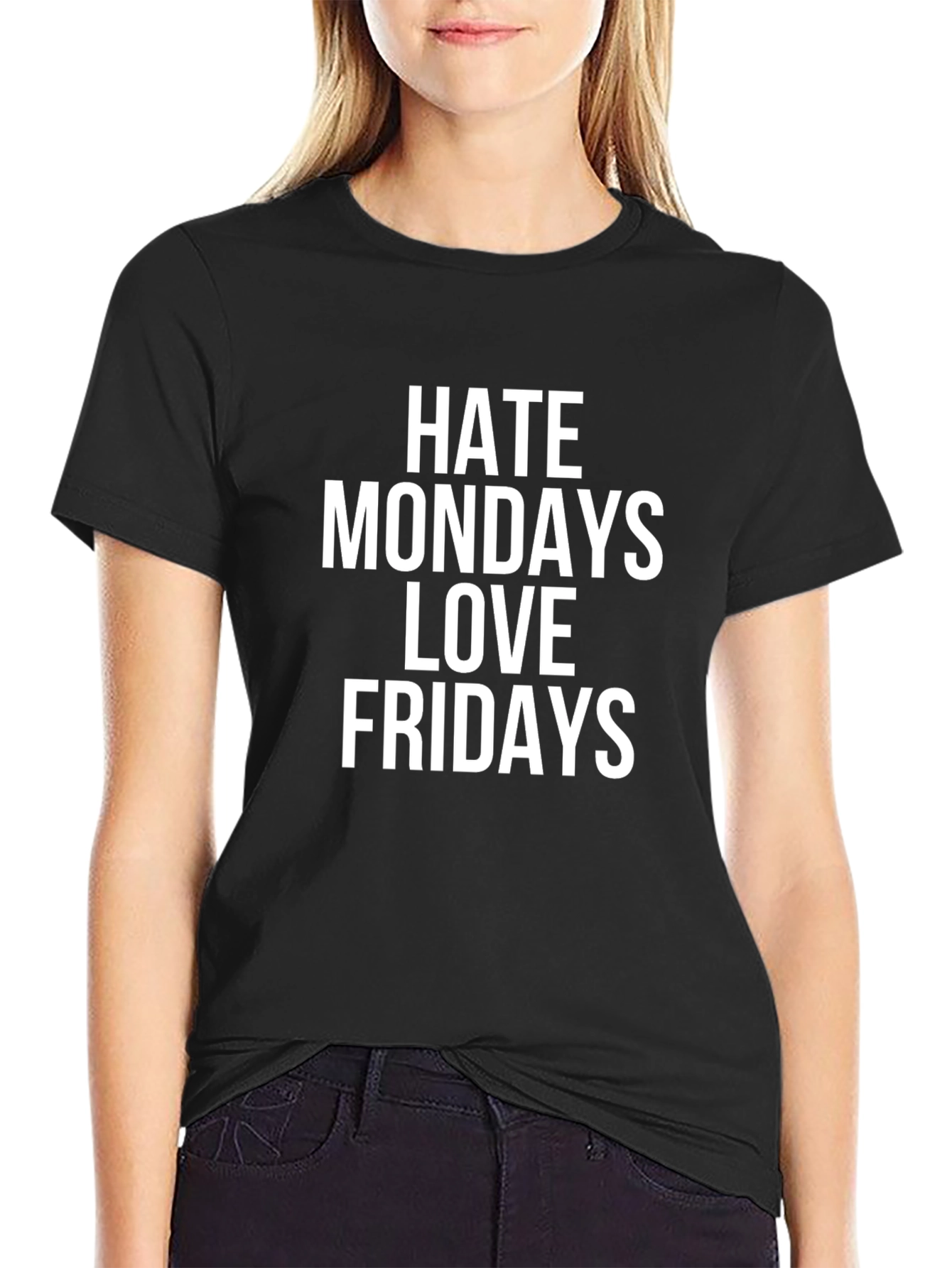 Hate Mondays Love Fridays Graphic Tee