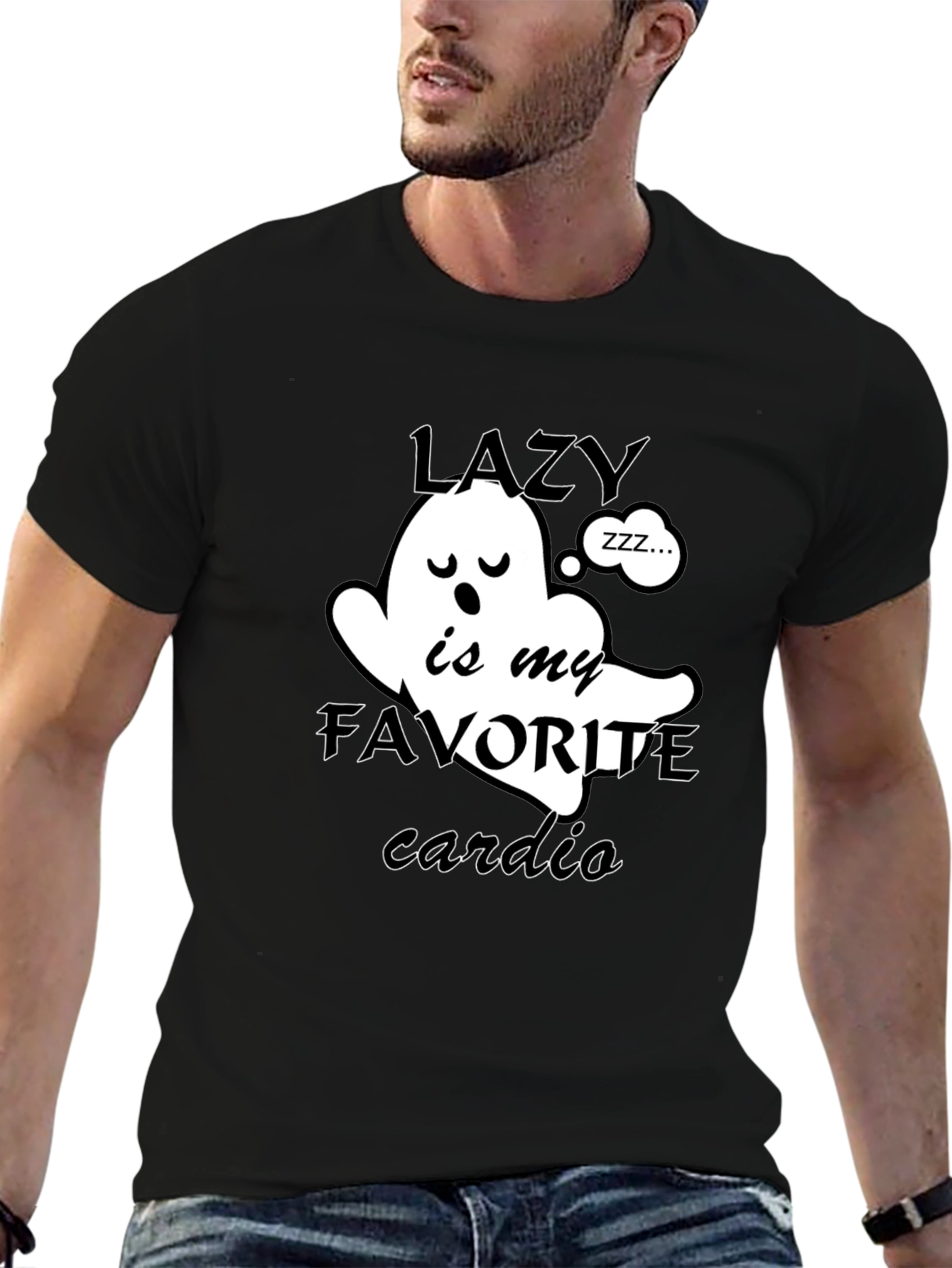 Lazy is My Favorite Cardio Graphic Tee