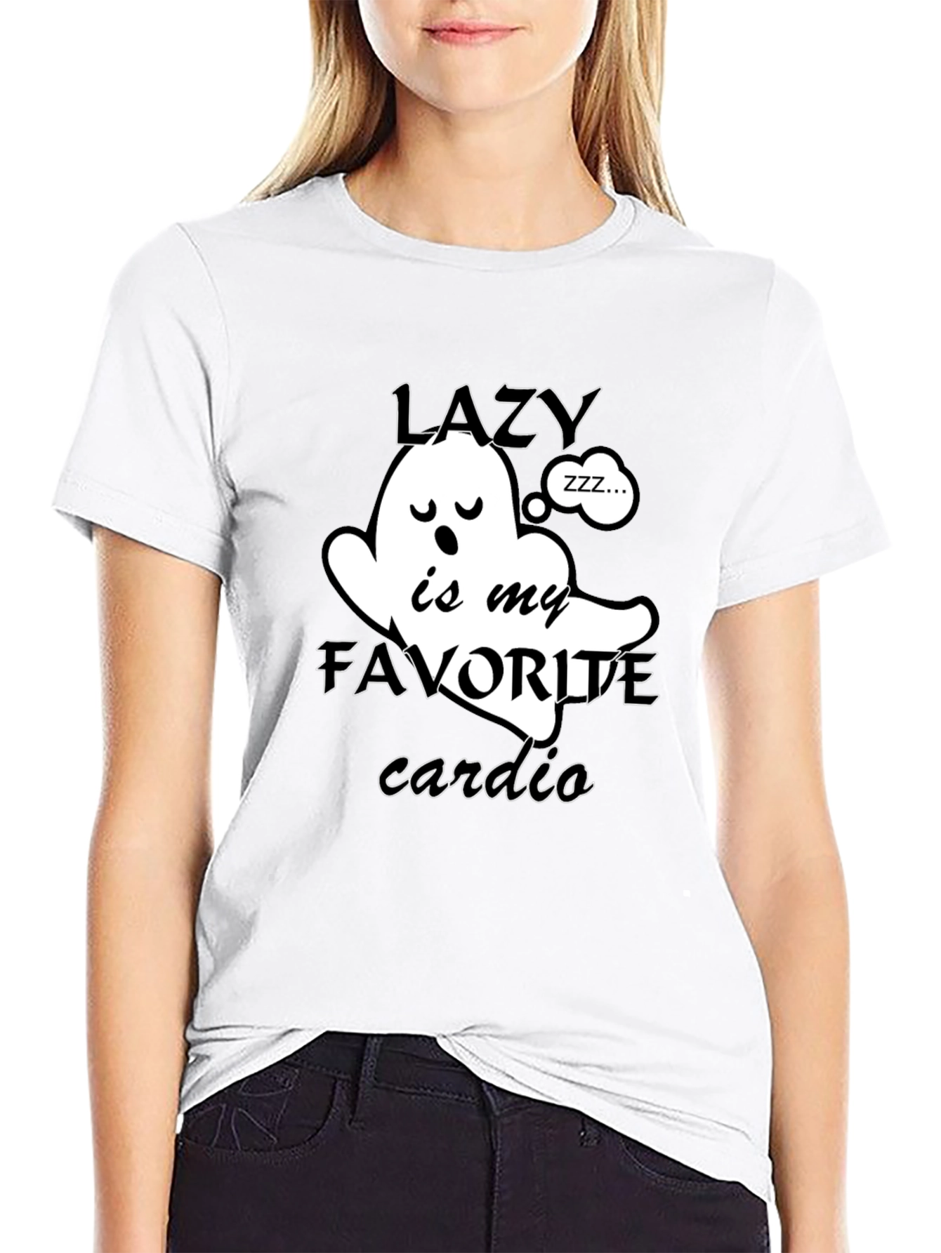Lazy is My Favorite Cardio Graphic Tee
