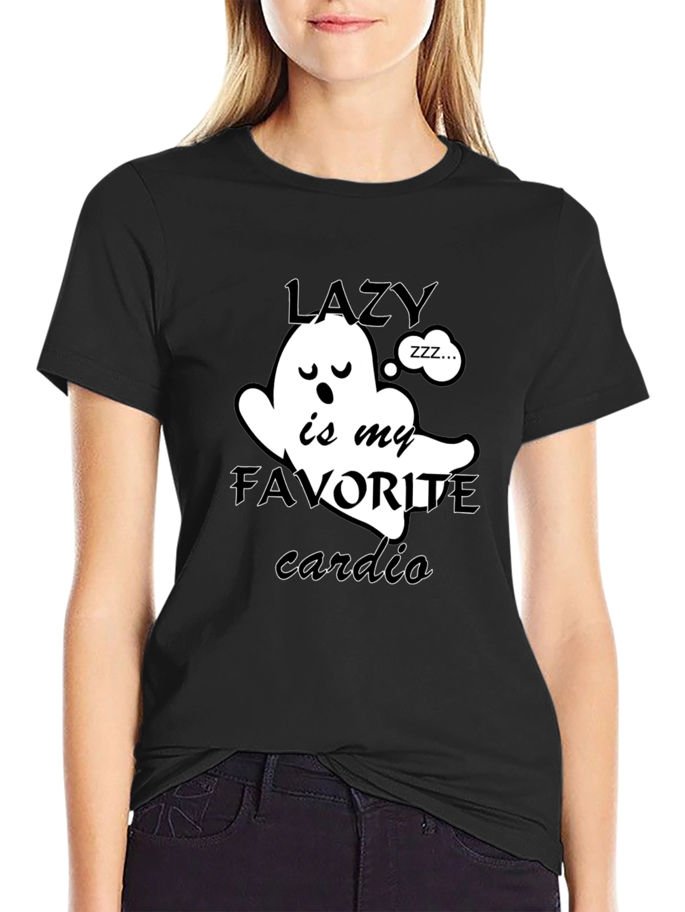Lazy is My Favorite Cardio Graphic Tee