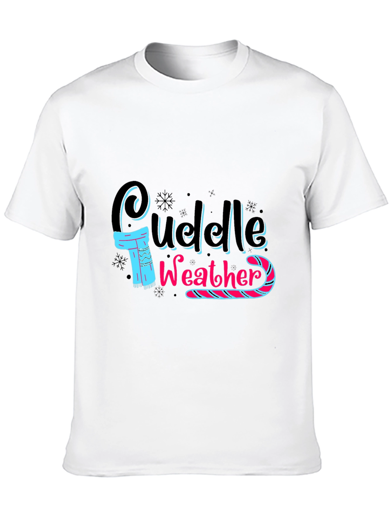 Cuddle Weather Black T-Shirt
