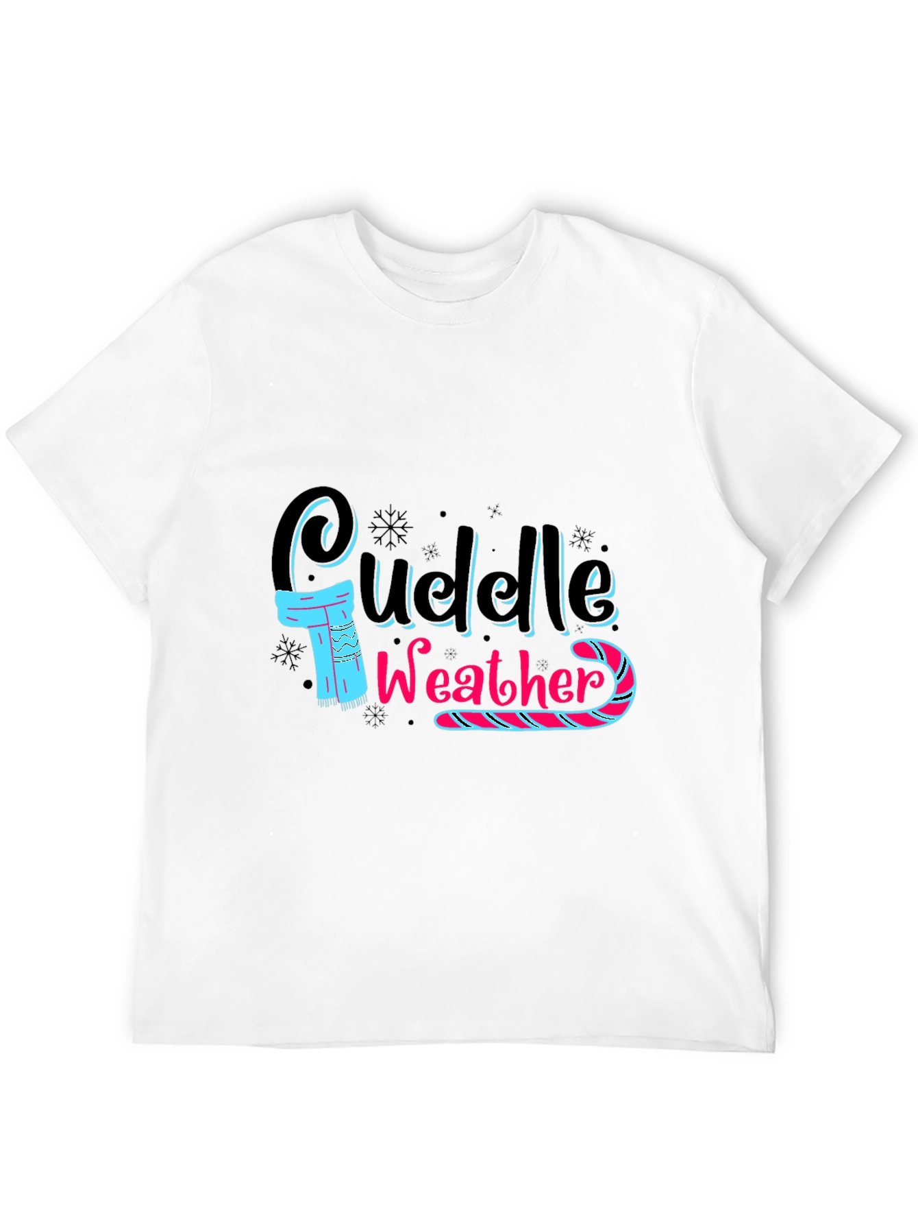 Cuddle Weather Black T-Shirt