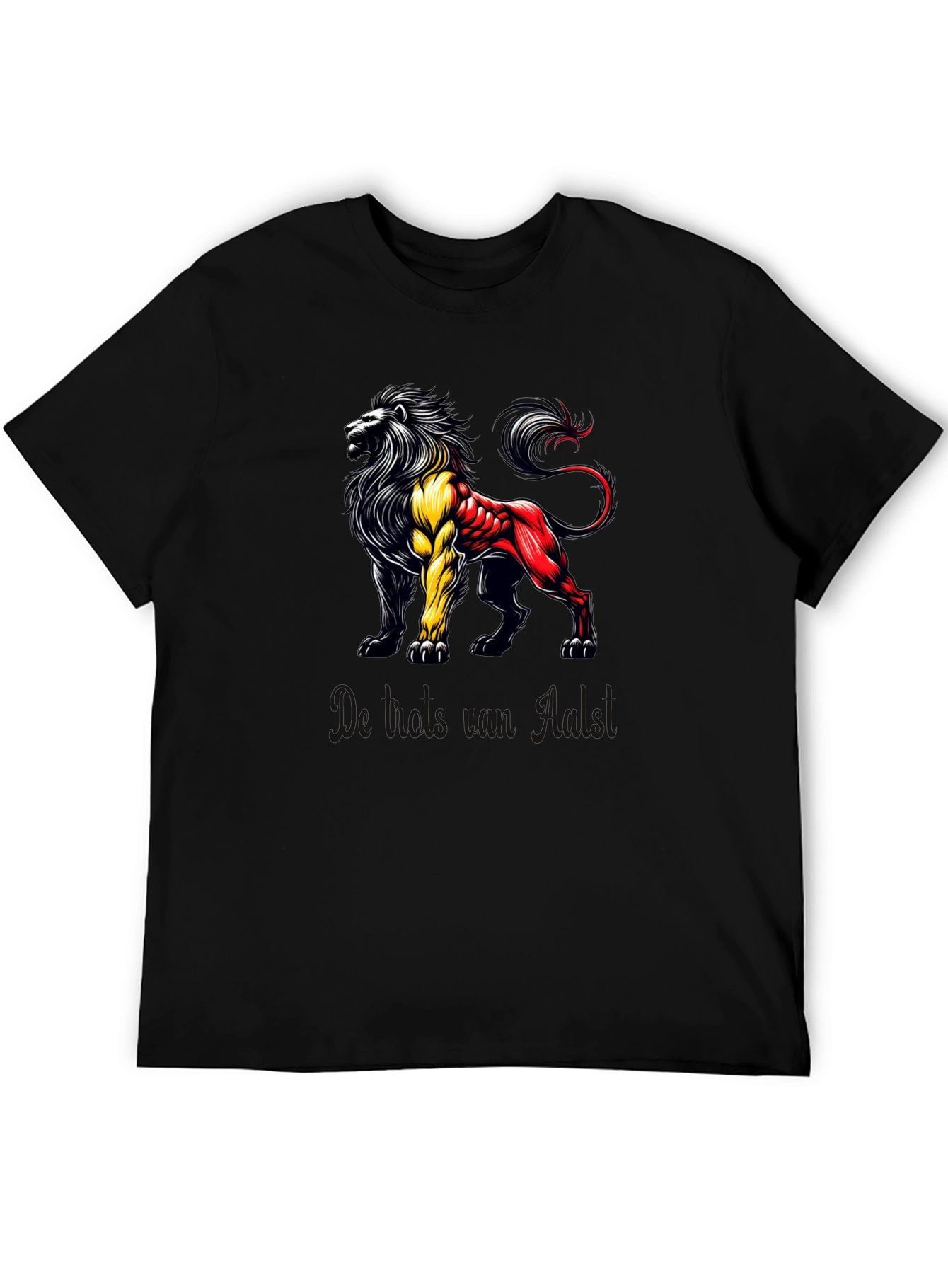 Belgian Lion Graphic T-Shirt - Black