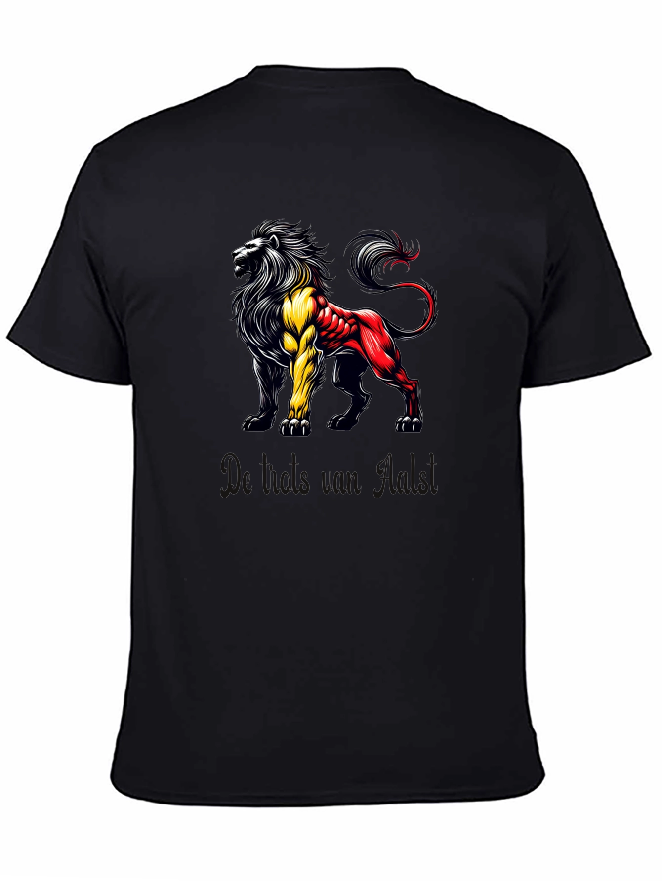 Belgian Lion Graphic T-Shirt - Black