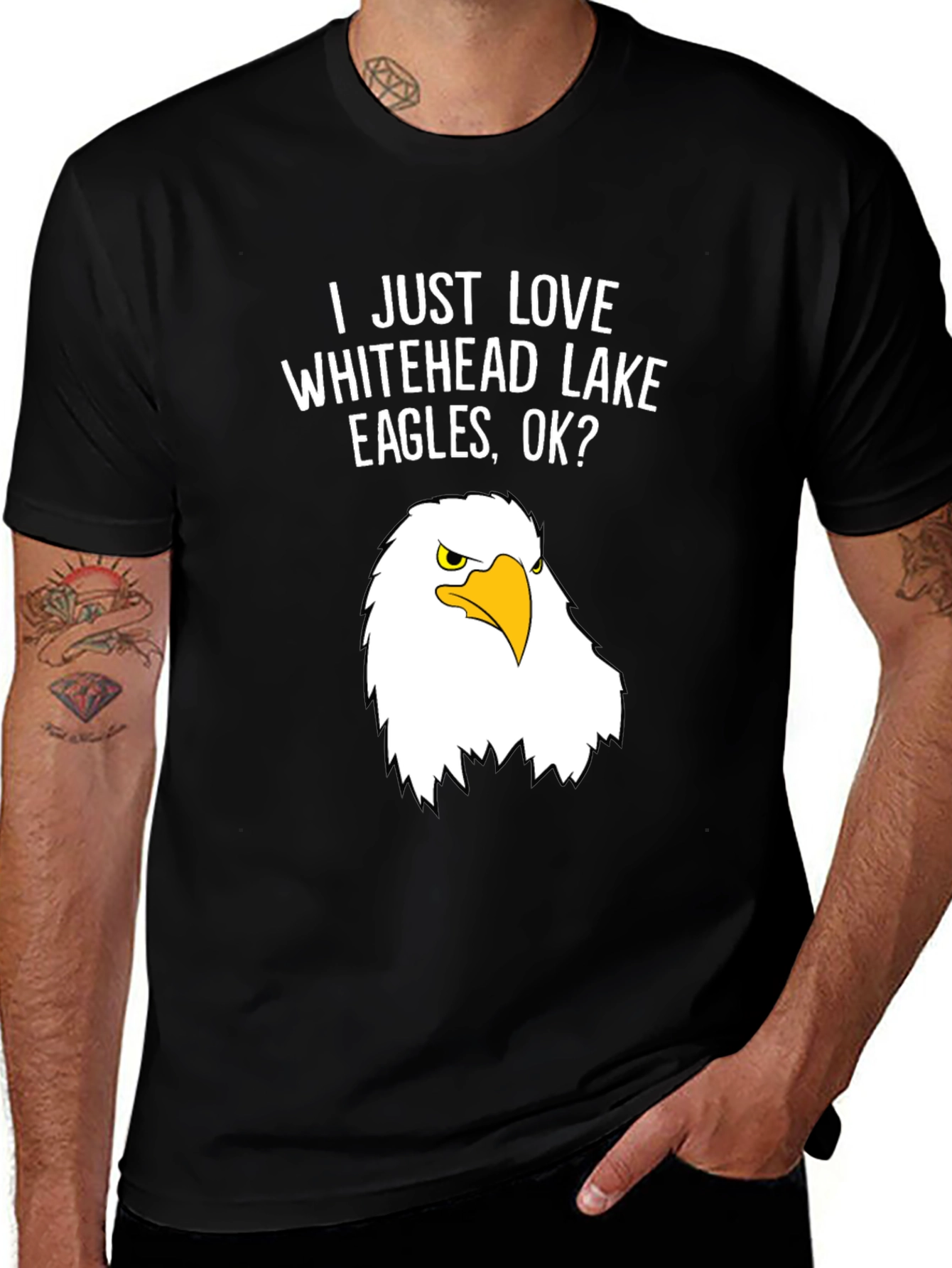 Whitehead Lake Eagles Graphic Tee - OK?