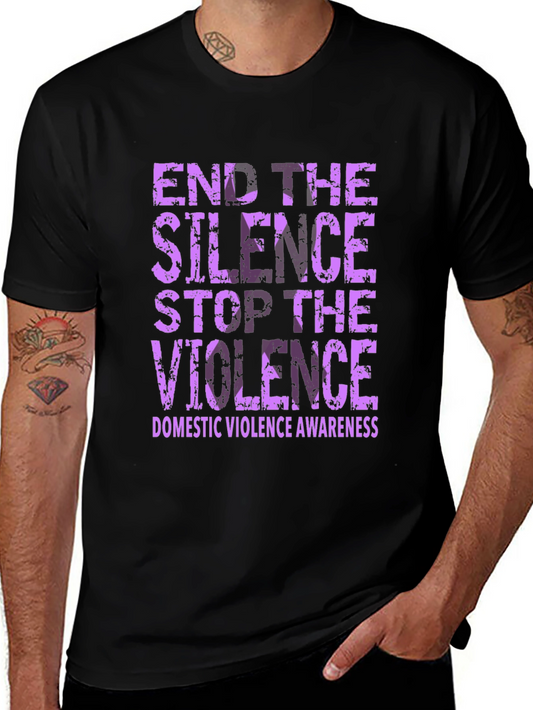 End The Silence Domestic Violence Awareness T-Shirt