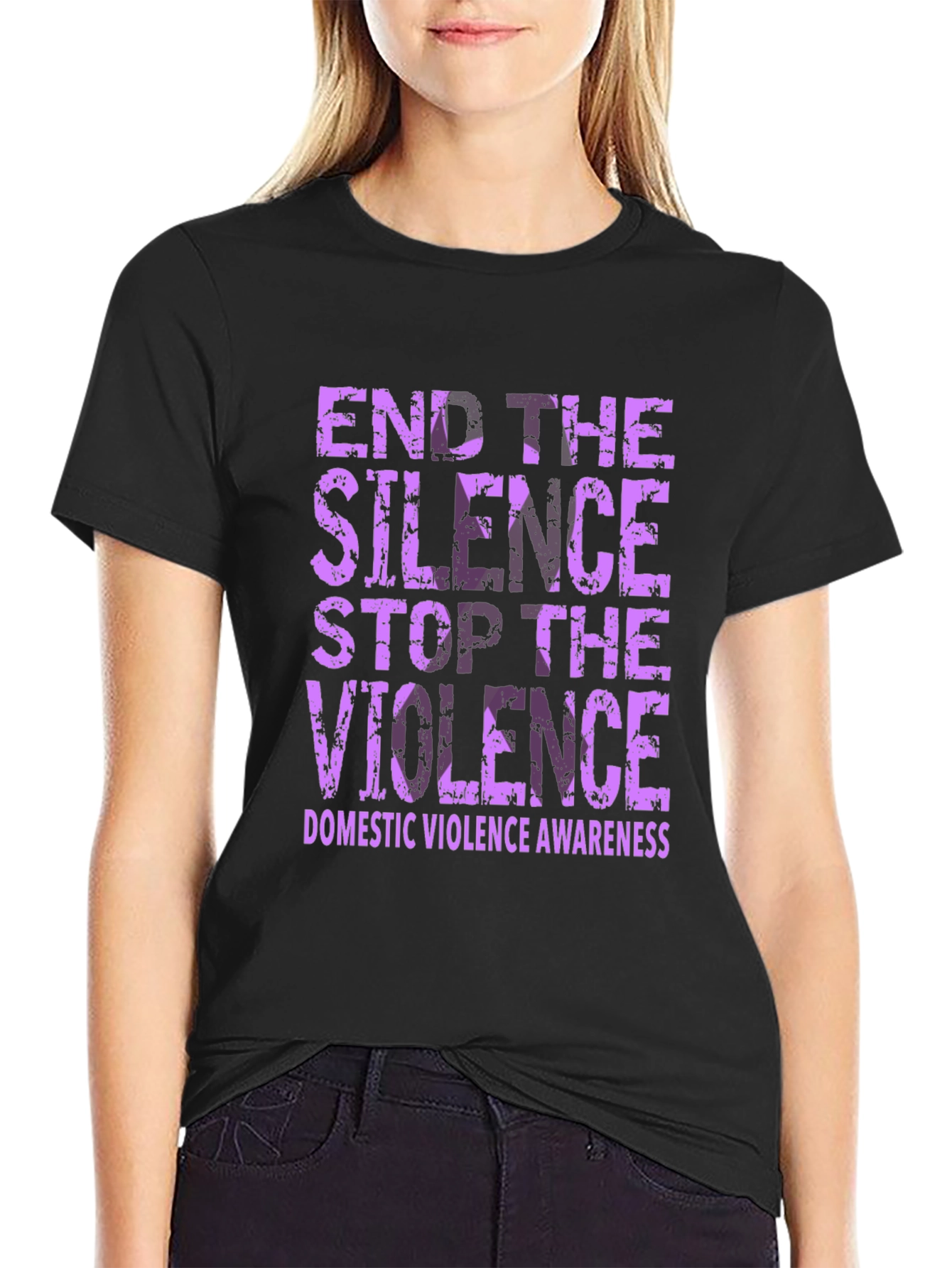 End The Silence Domestic Violence Awareness T-Shirt