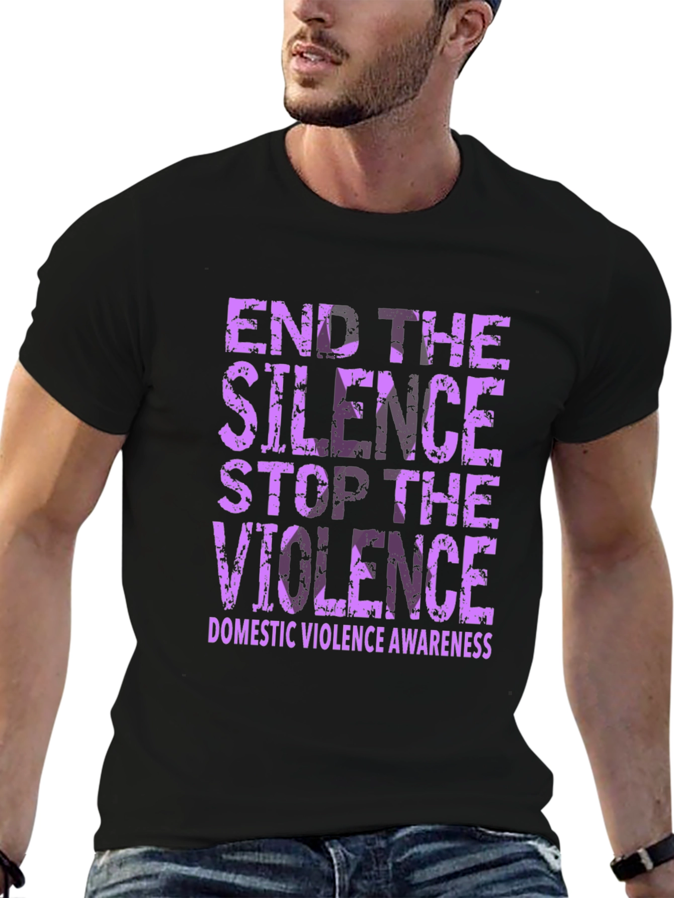 End The Silence Domestic Violence Awareness T-Shirt