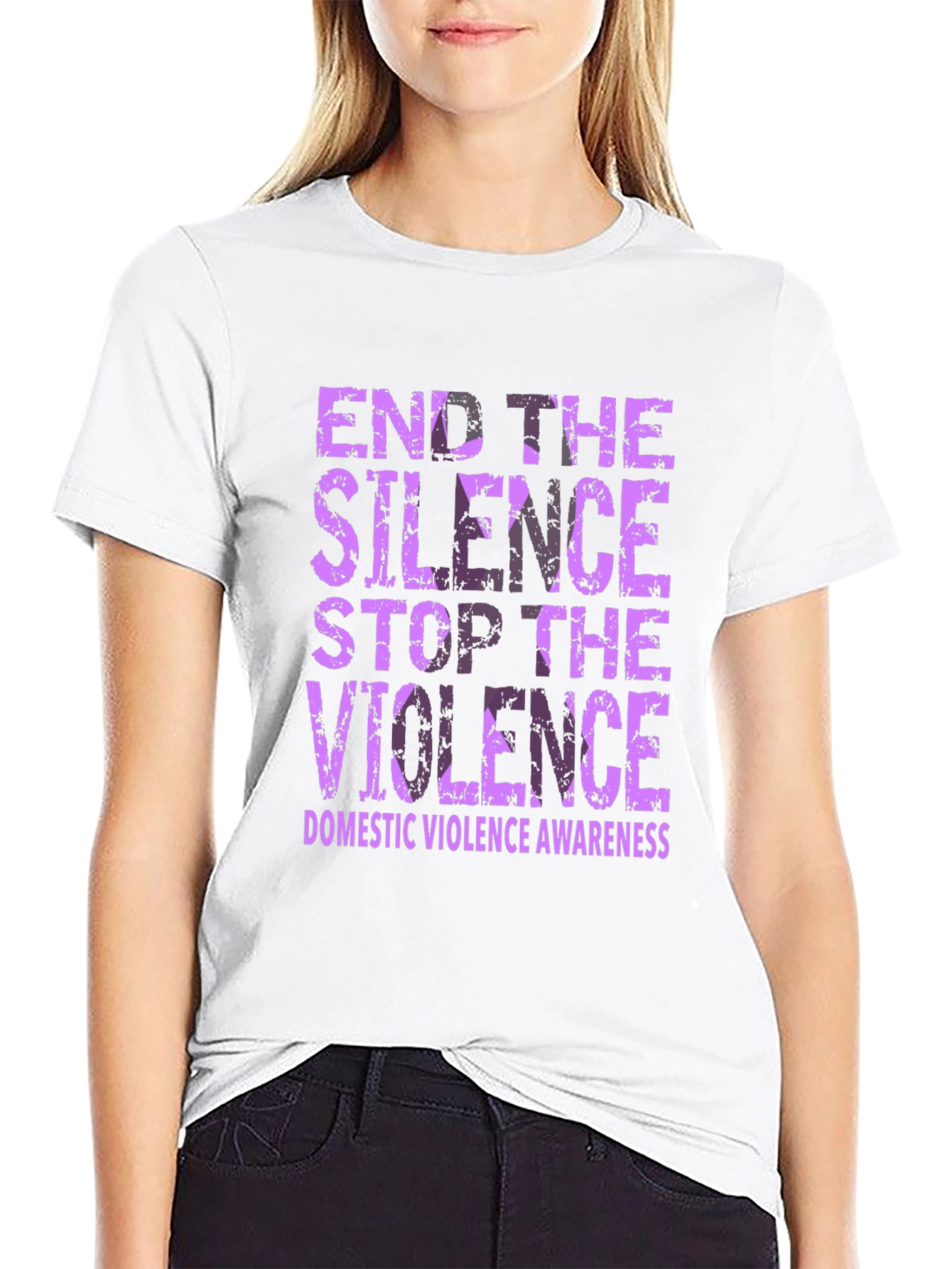 End The Silence Domestic Violence Awareness T-Shirt