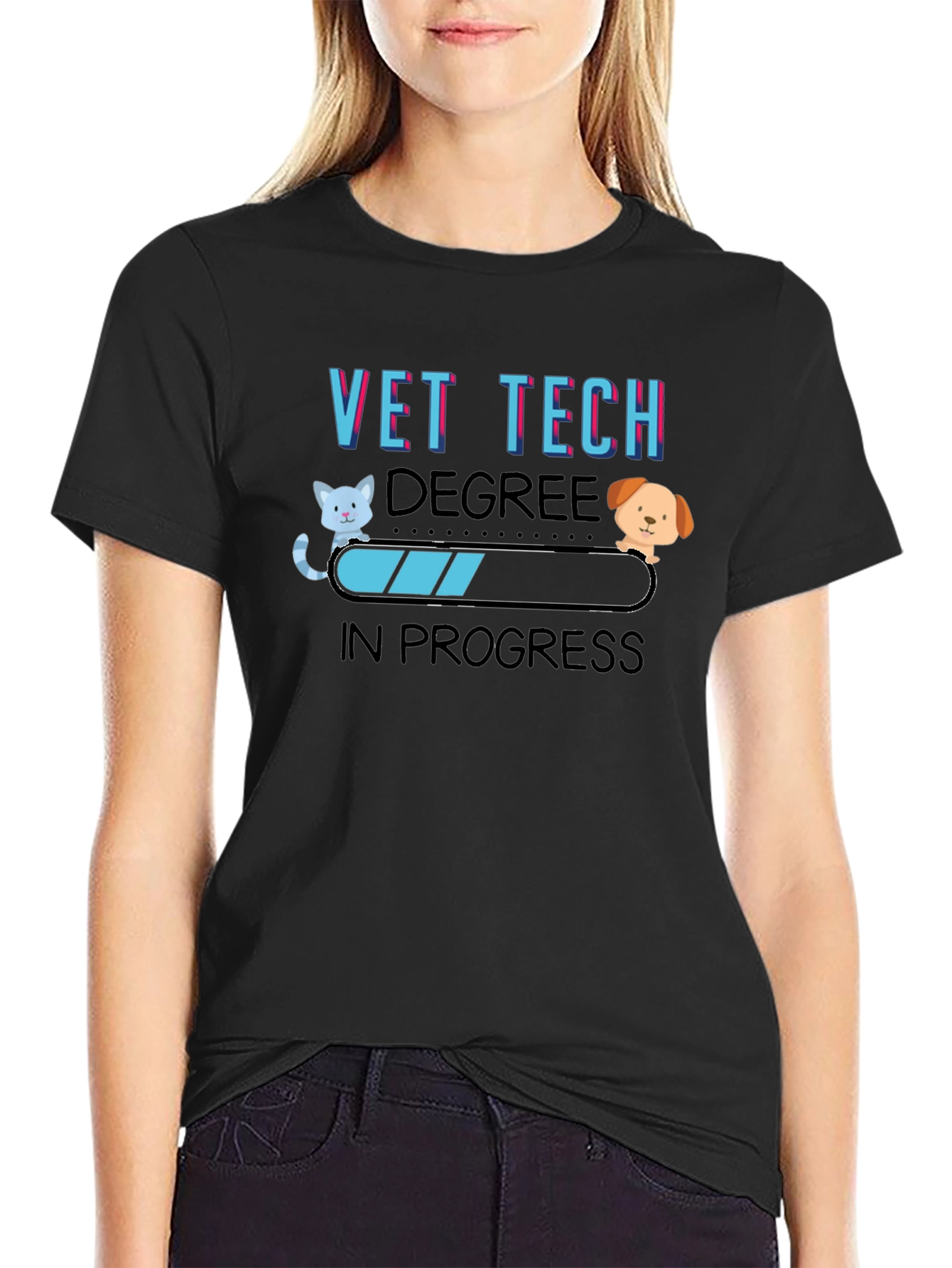 Vet Tech Degree in Progress T-Shirt