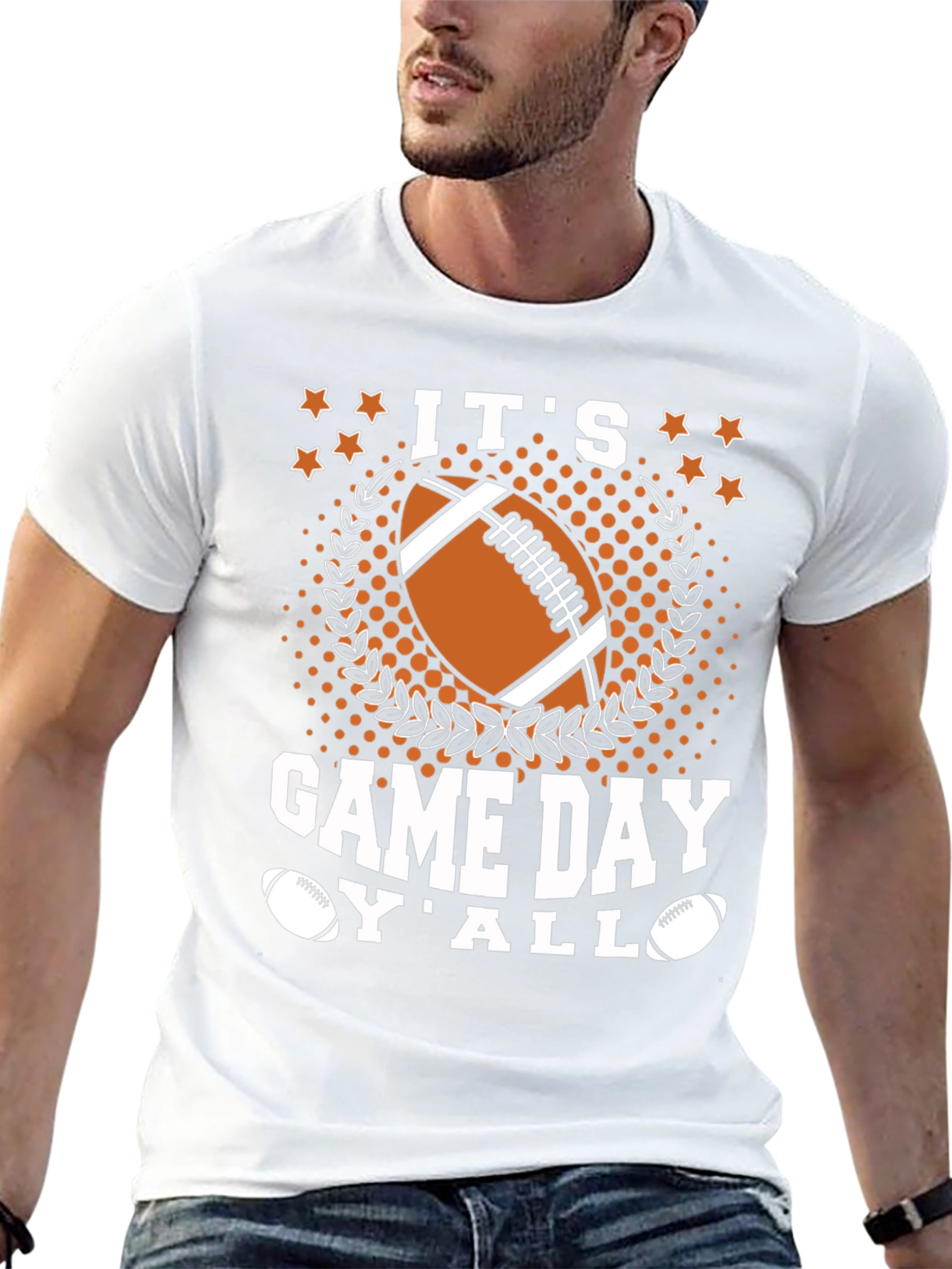 Its Game Day Yall Football Graphic Tee