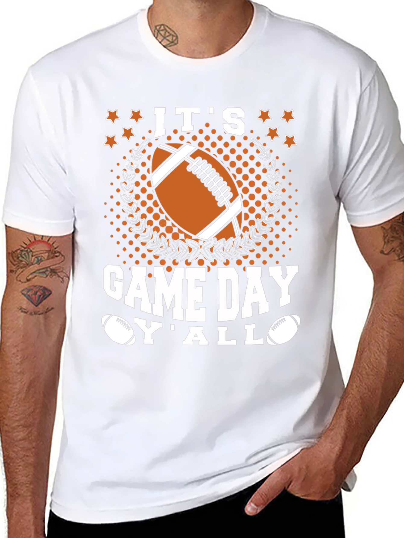 Its Game Day Yall Football Graphic Tee