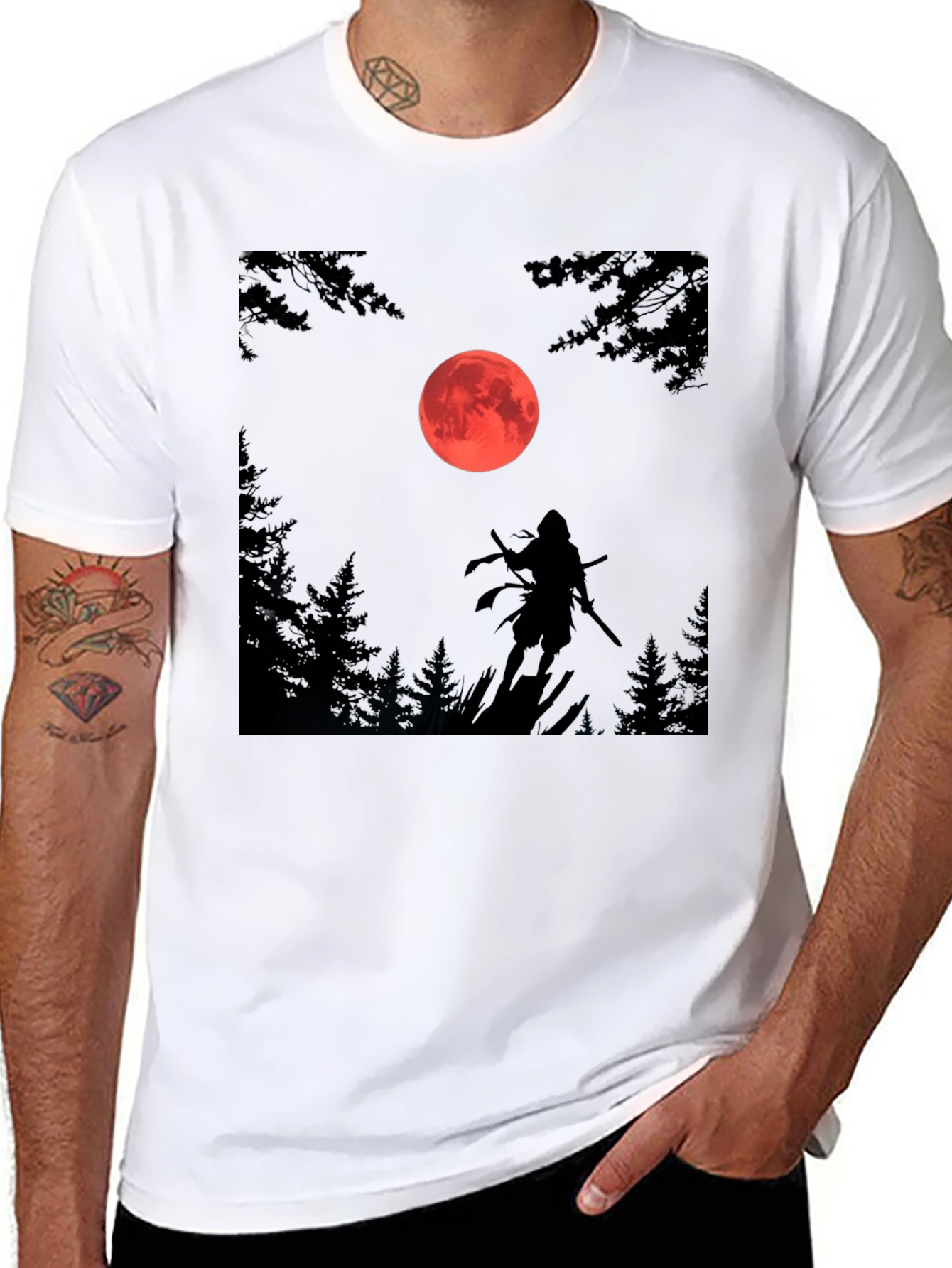 Mystic Night Warrior Graphic Tee