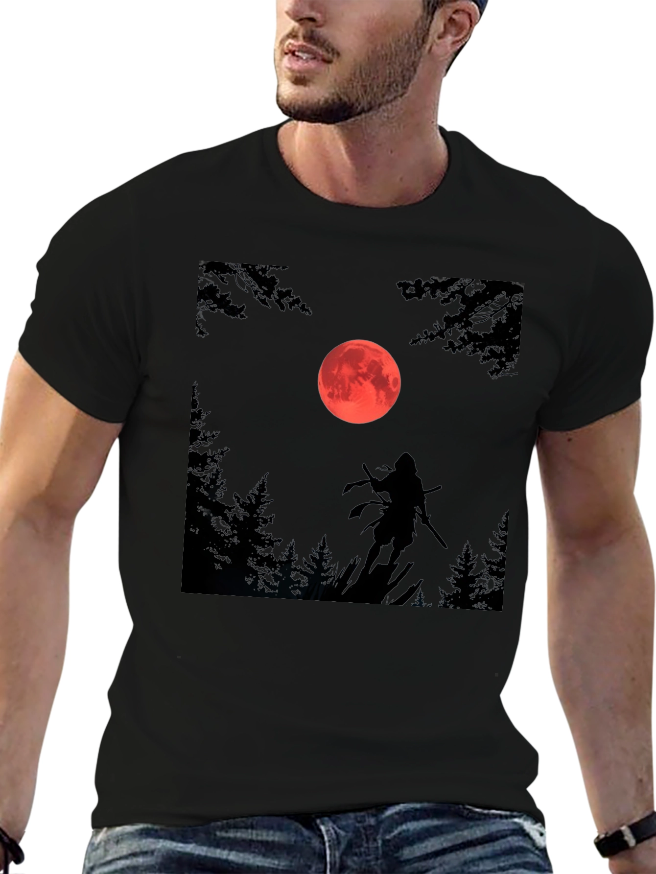 Mystic Night Warrior Graphic Tee
