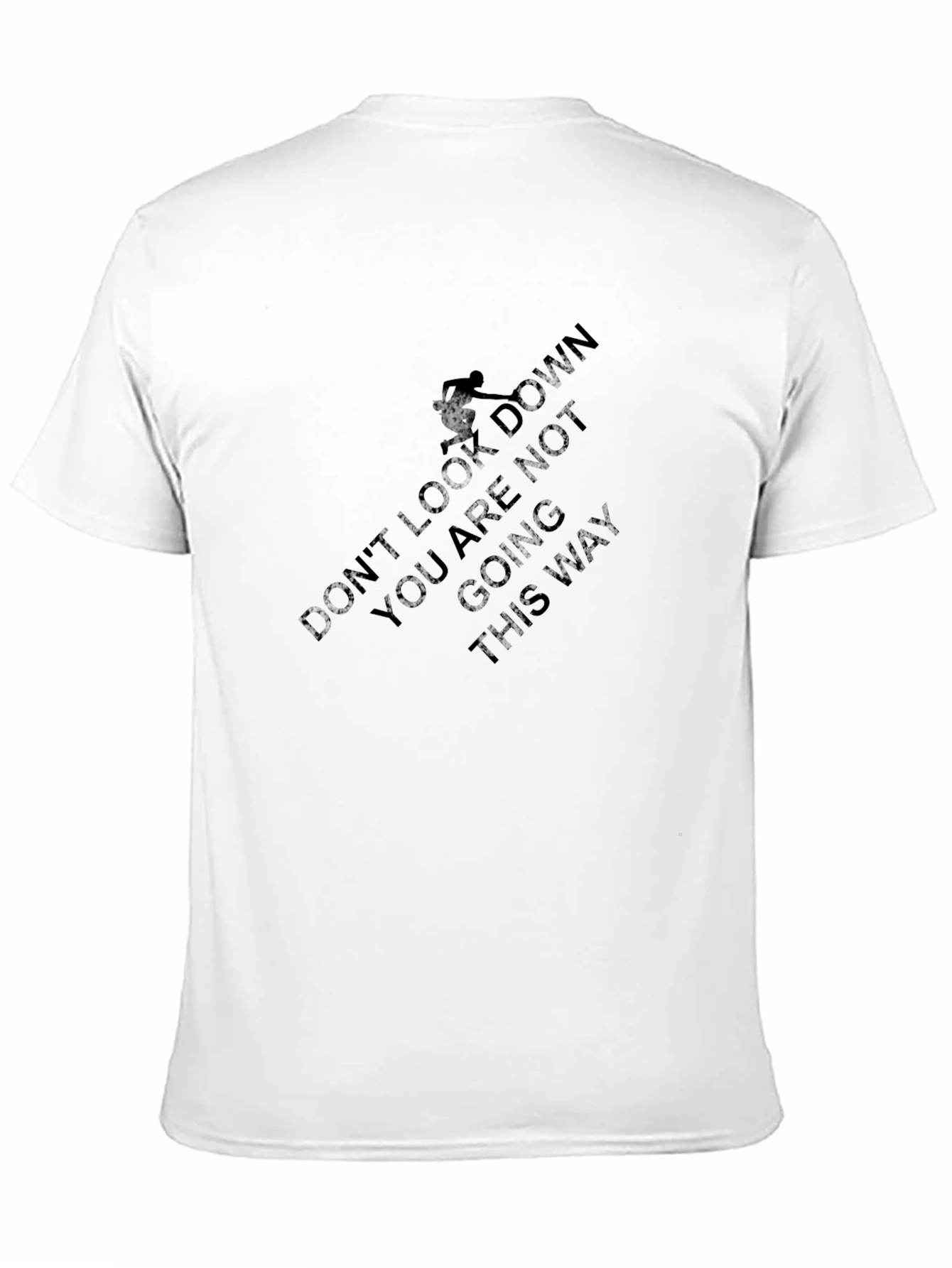 Dont Look Down Graphic Tee - Black