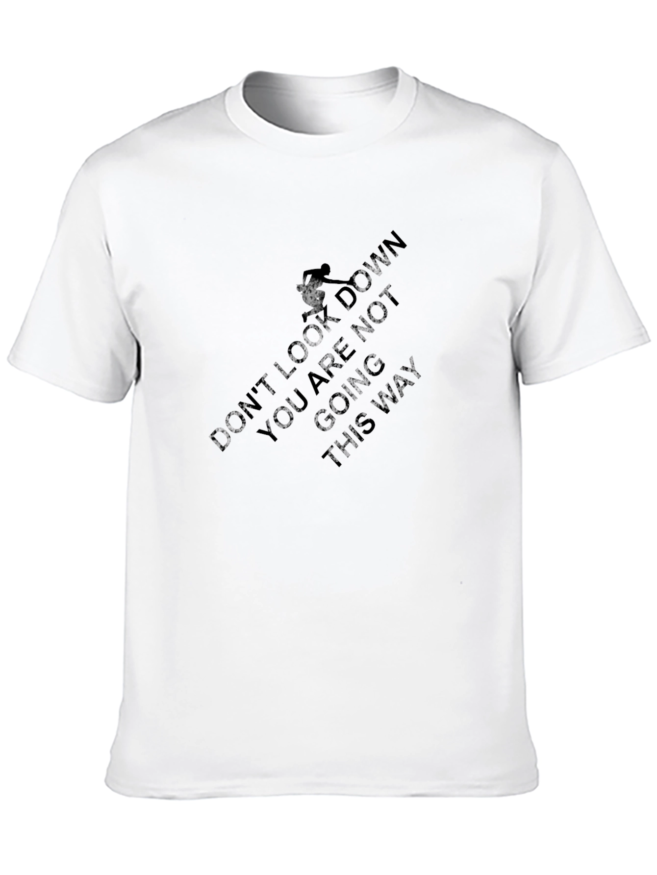 Dont Look Down Graphic Tee - Black