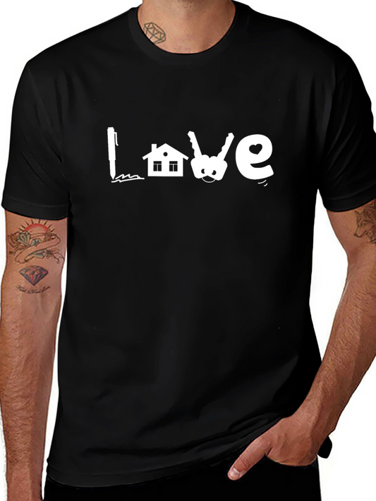 Realtor Love T-Shirt - Home is Where the Heart Is