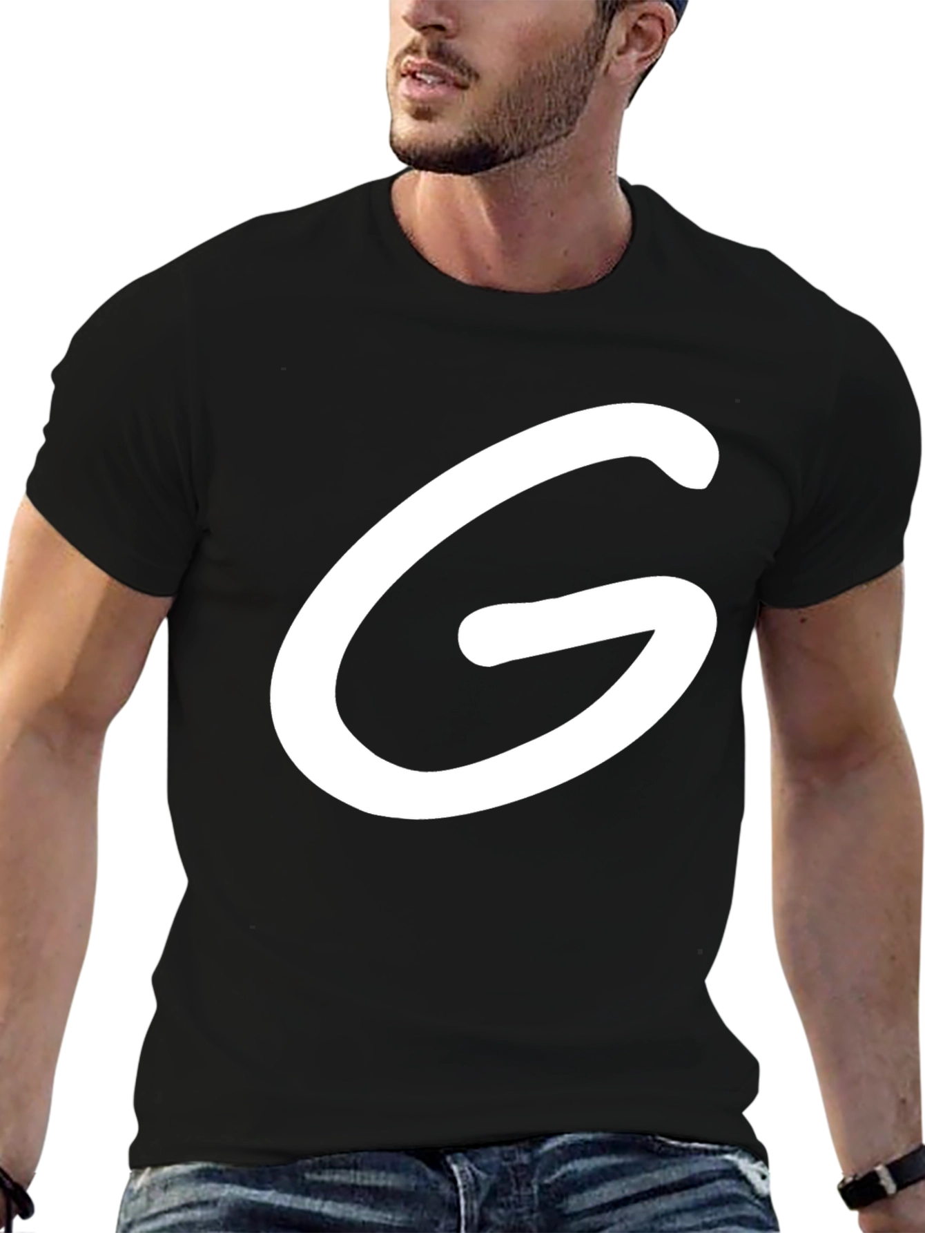 Bold G Graphic Tee - Classic Black