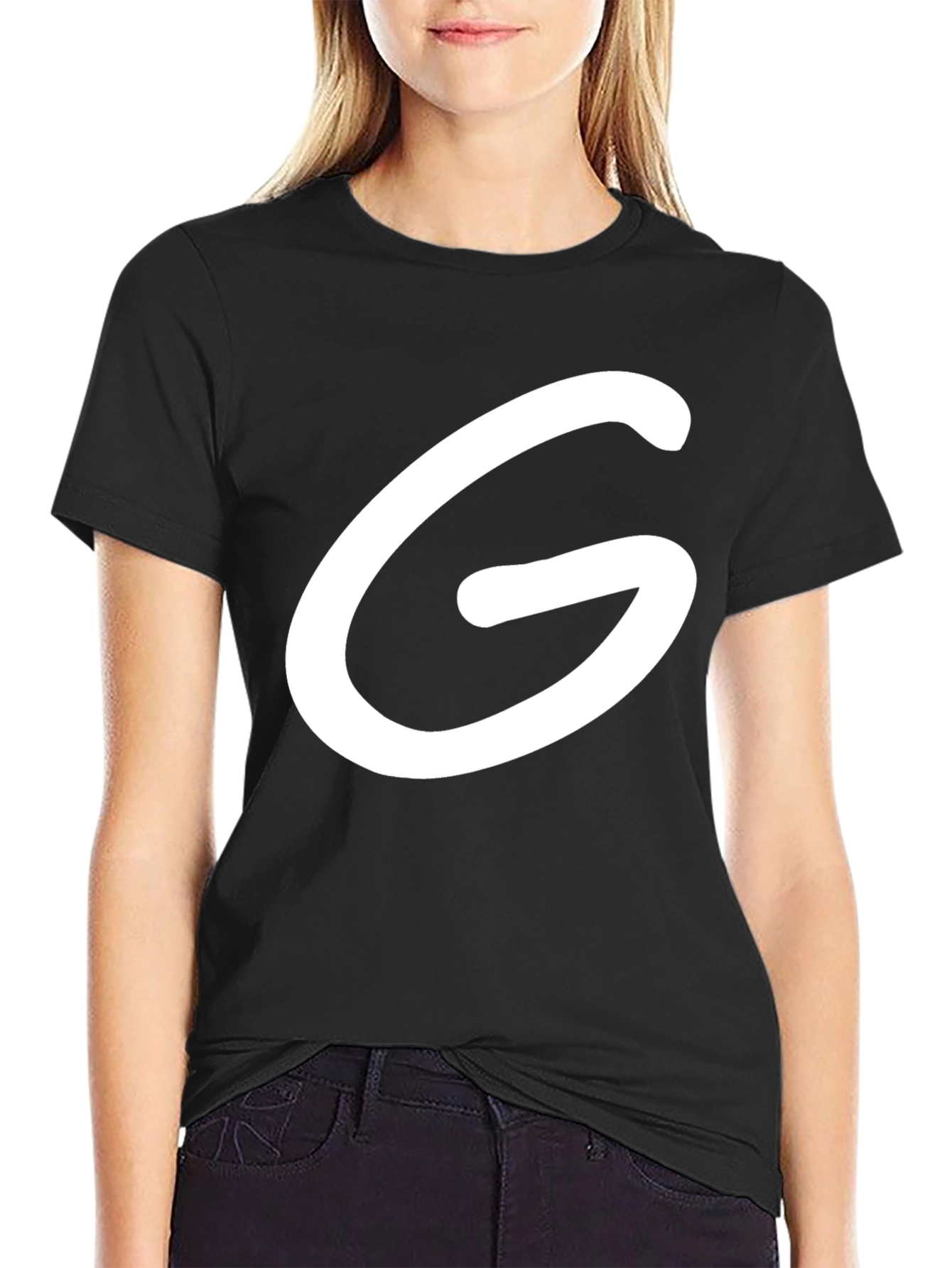 Bold G Graphic Tee - Classic Black