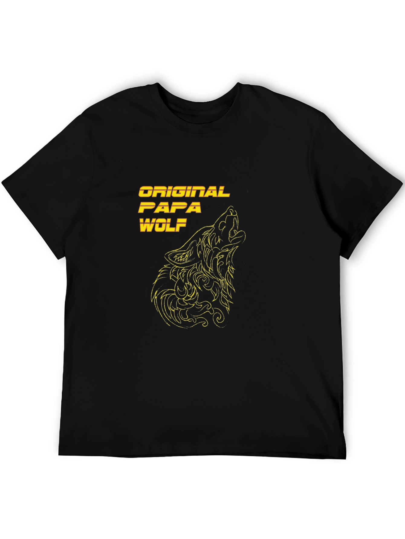 Original Papa Wolf Black T-Shirt