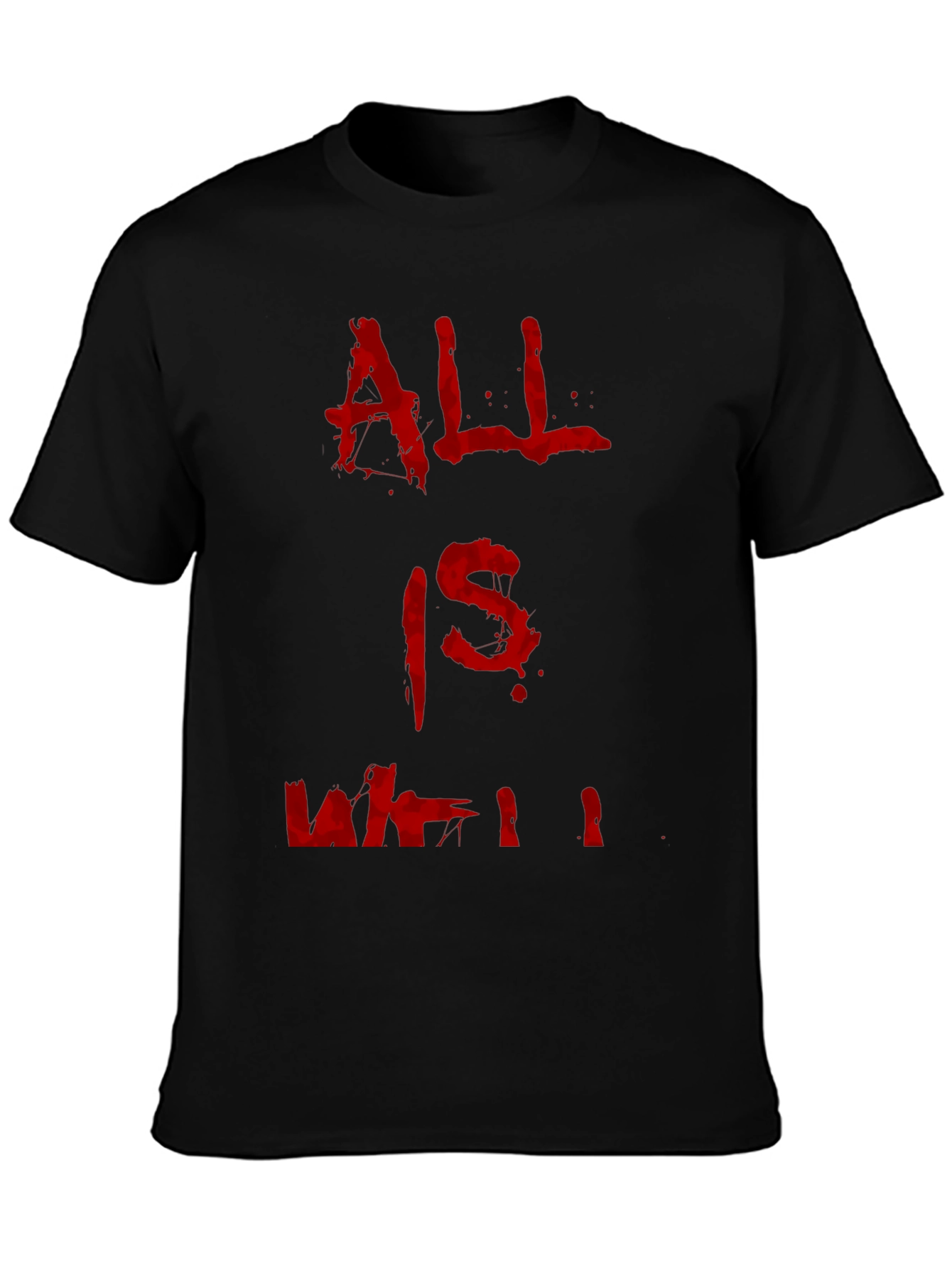 Bloody All Is Well Graphic Print T-Shirt