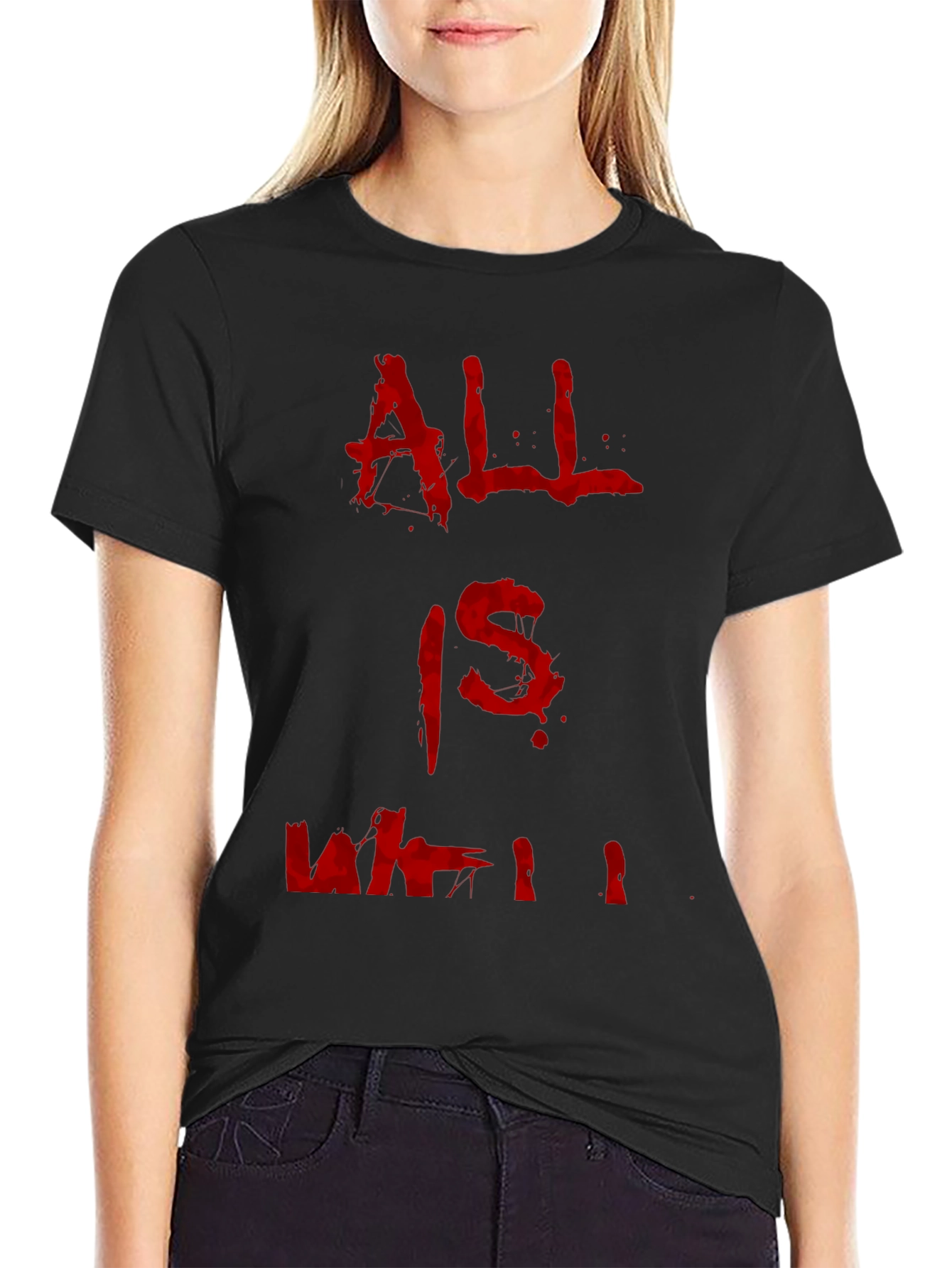 Bloody All Is Well Graphic Print T-Shirt