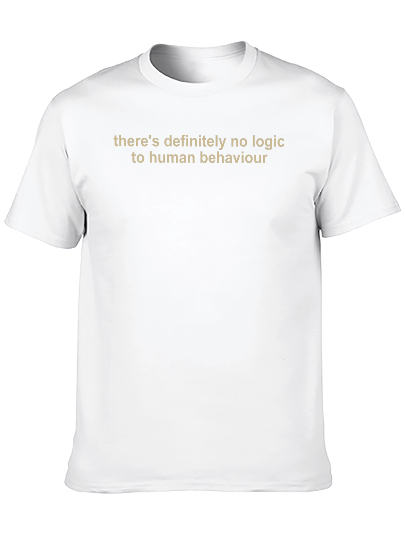 Logic of Human Behavior Graphic Tee - Black
