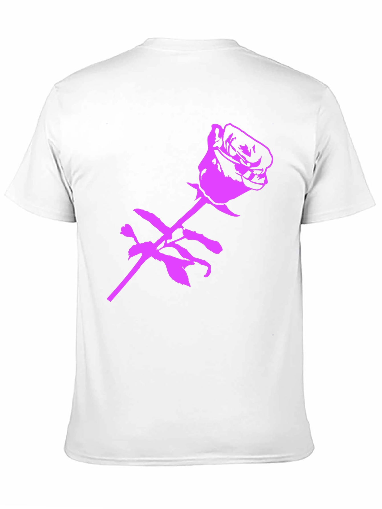 Rose Graphic Black T-Shirt
