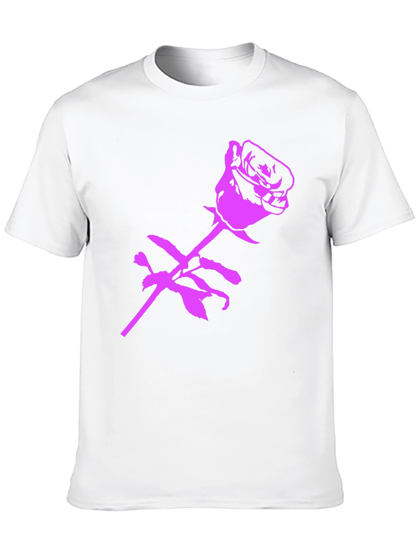 Rose Graphic Black T-Shirt