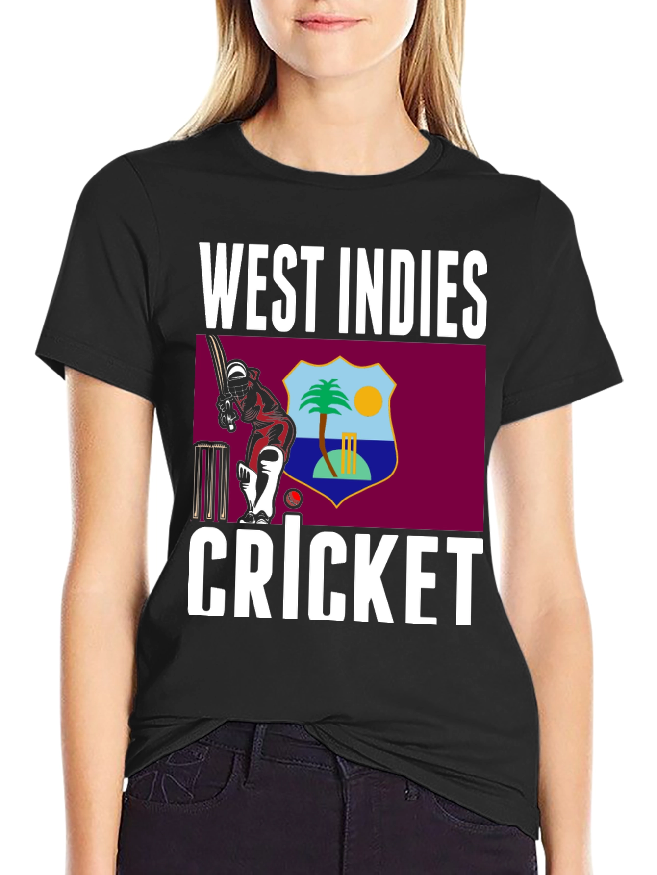 West Indies Cricket T-Shirt - Fan Apparel