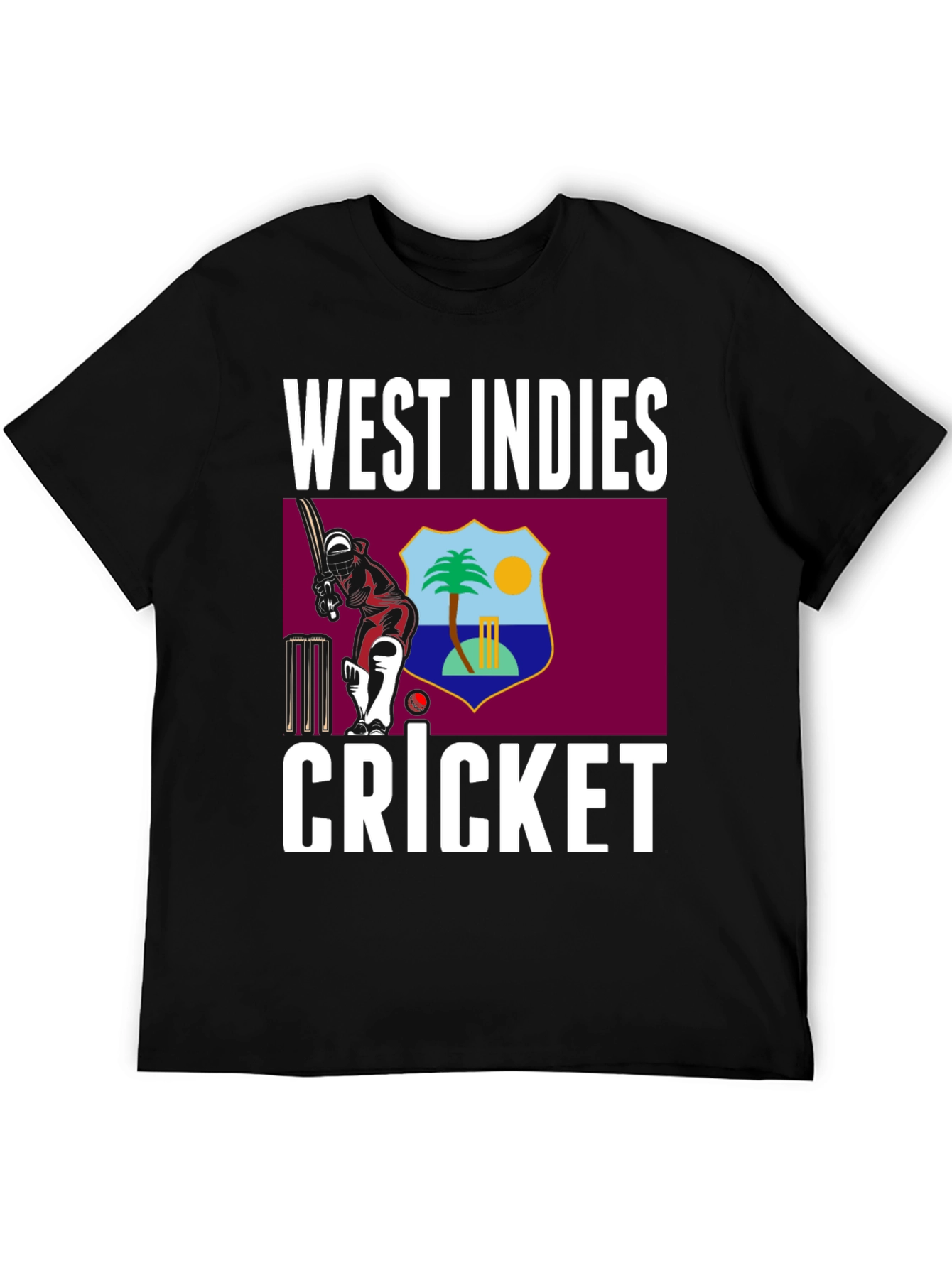 West Indies Cricket T-Shirt - Fan Apparel