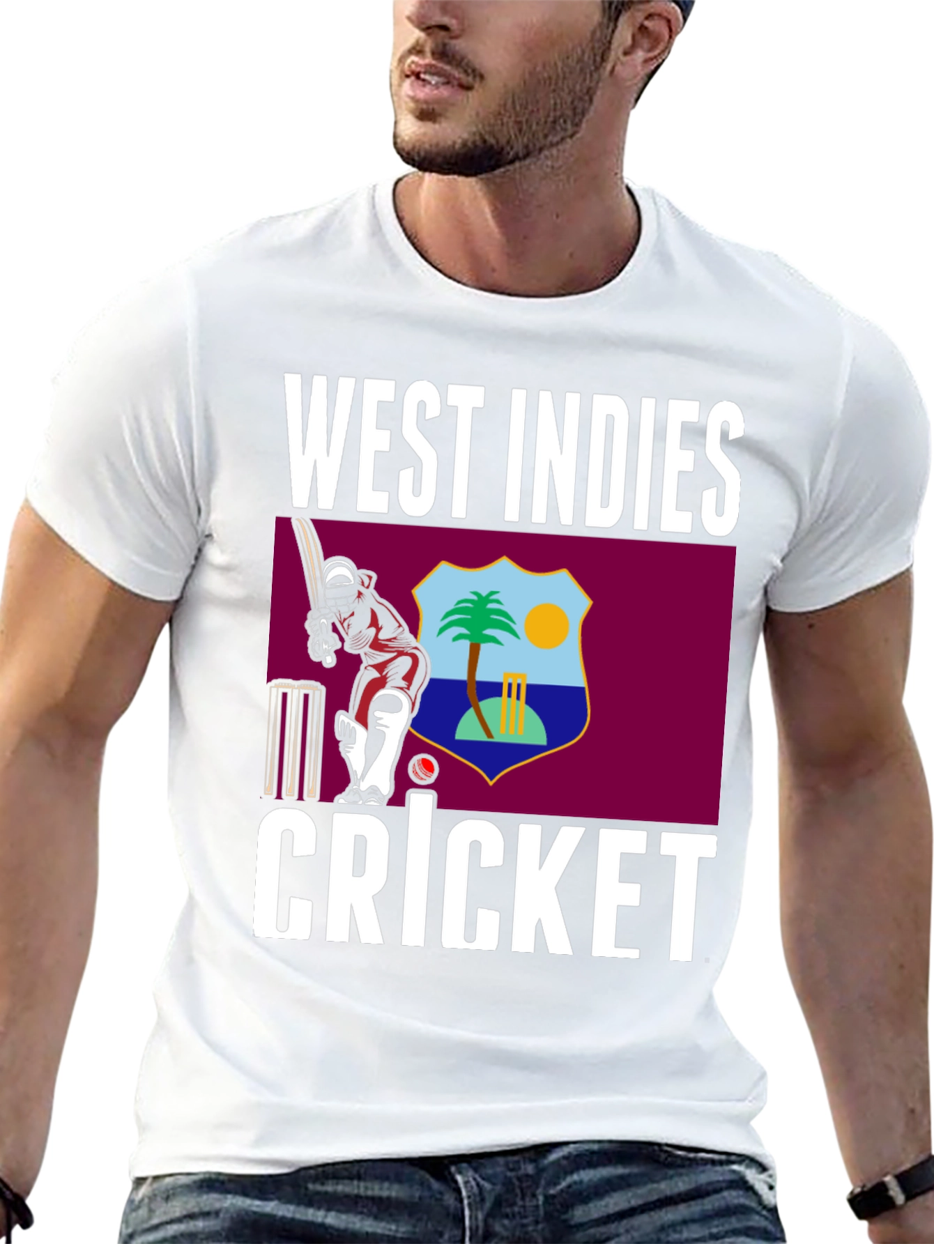 West Indies Cricket T-Shirt - Fan Apparel